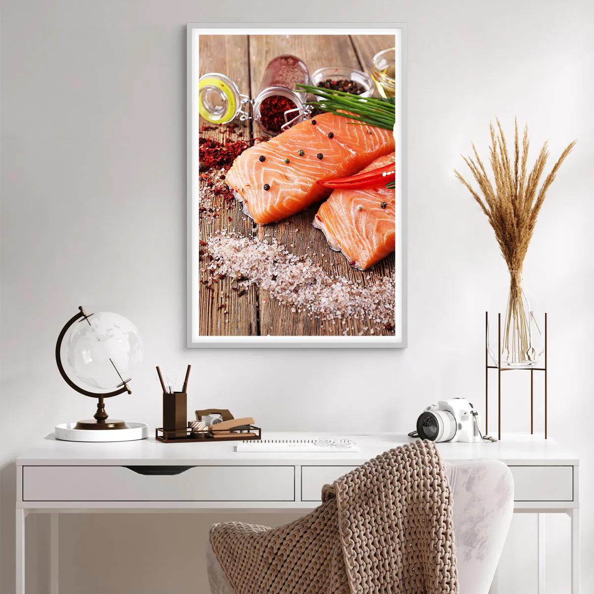 Poszter fekete keretben - Norvég kaland a konyhában - 61x91 cm