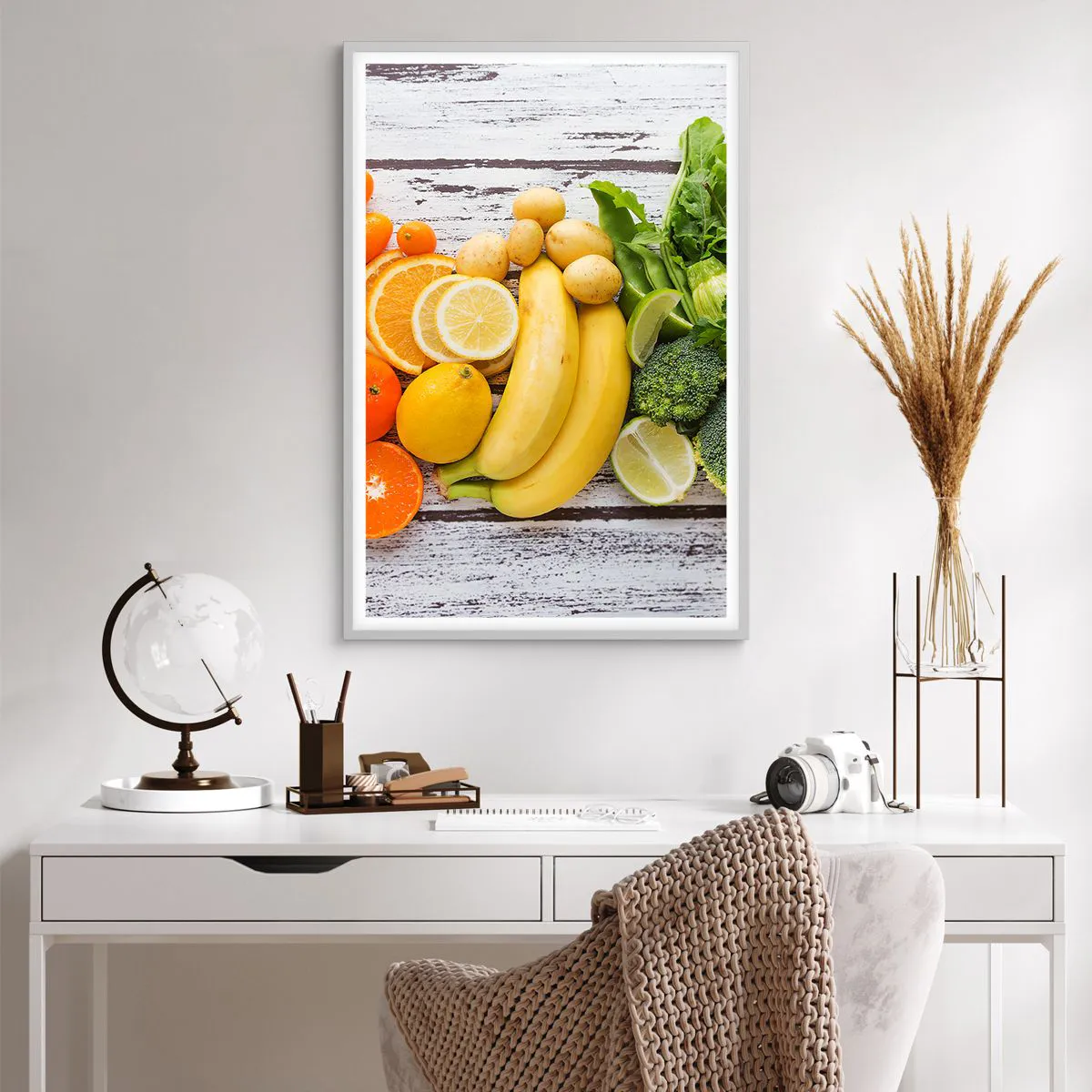 Affiche dans un cadre blanc - Poster - Ce n'est pas suffisant? - 61x91 cm