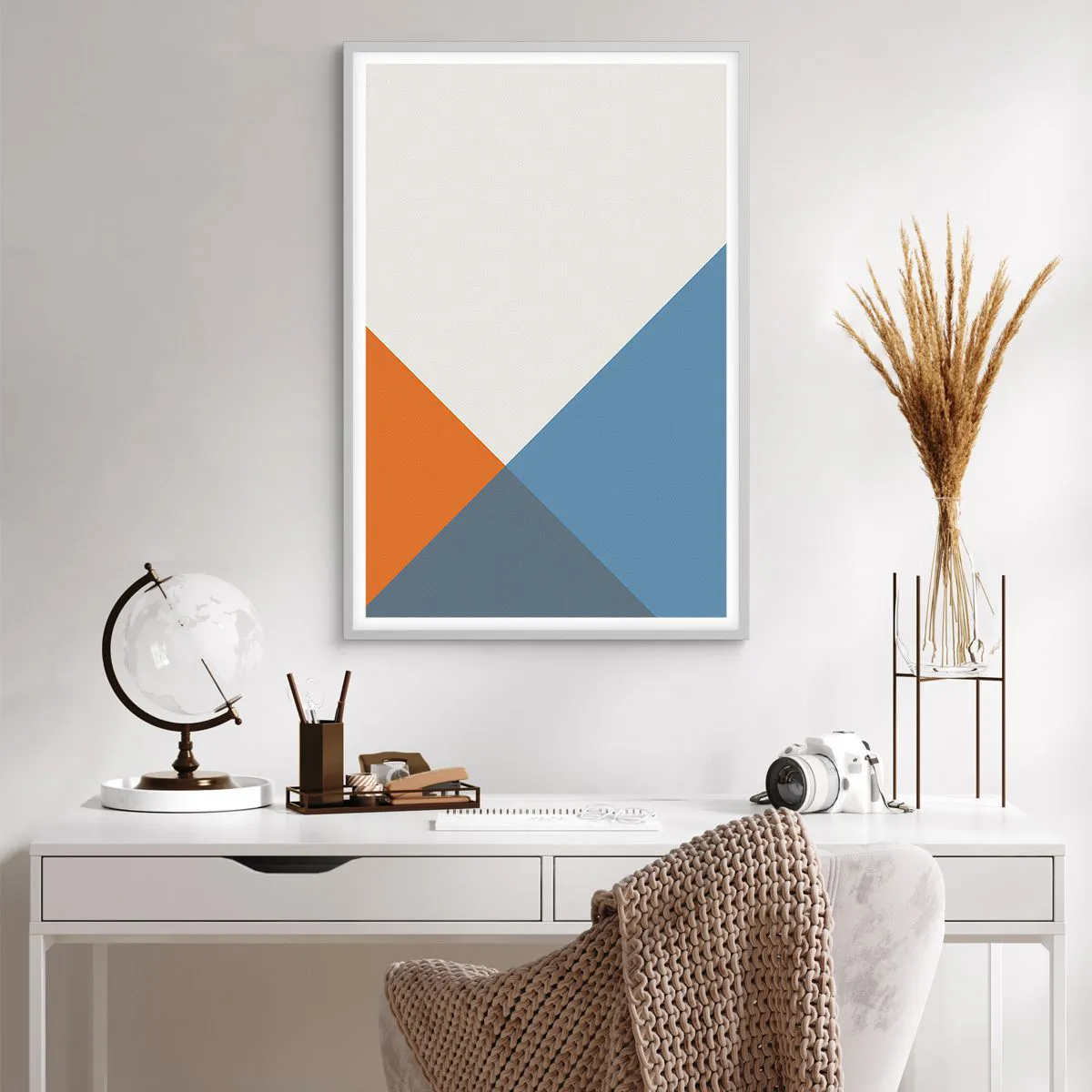 Poster in einem weißen Rahmen - In einem Winkel… - 61x91 cm