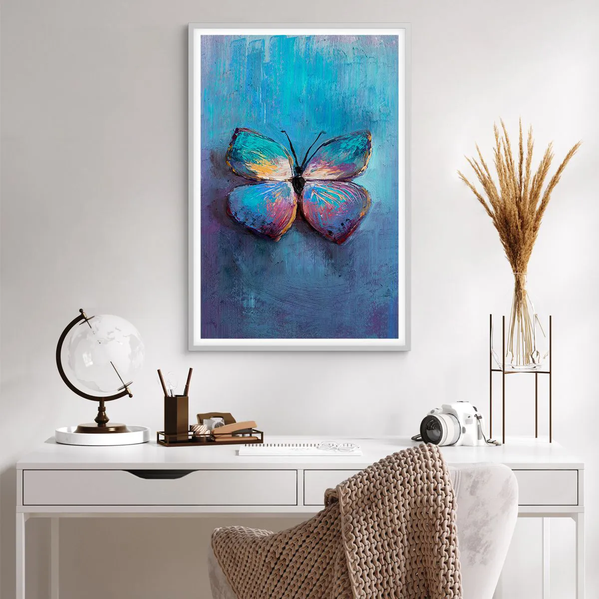 Poster in cornice bianca - In tutta la bellezza - 61x91 cm