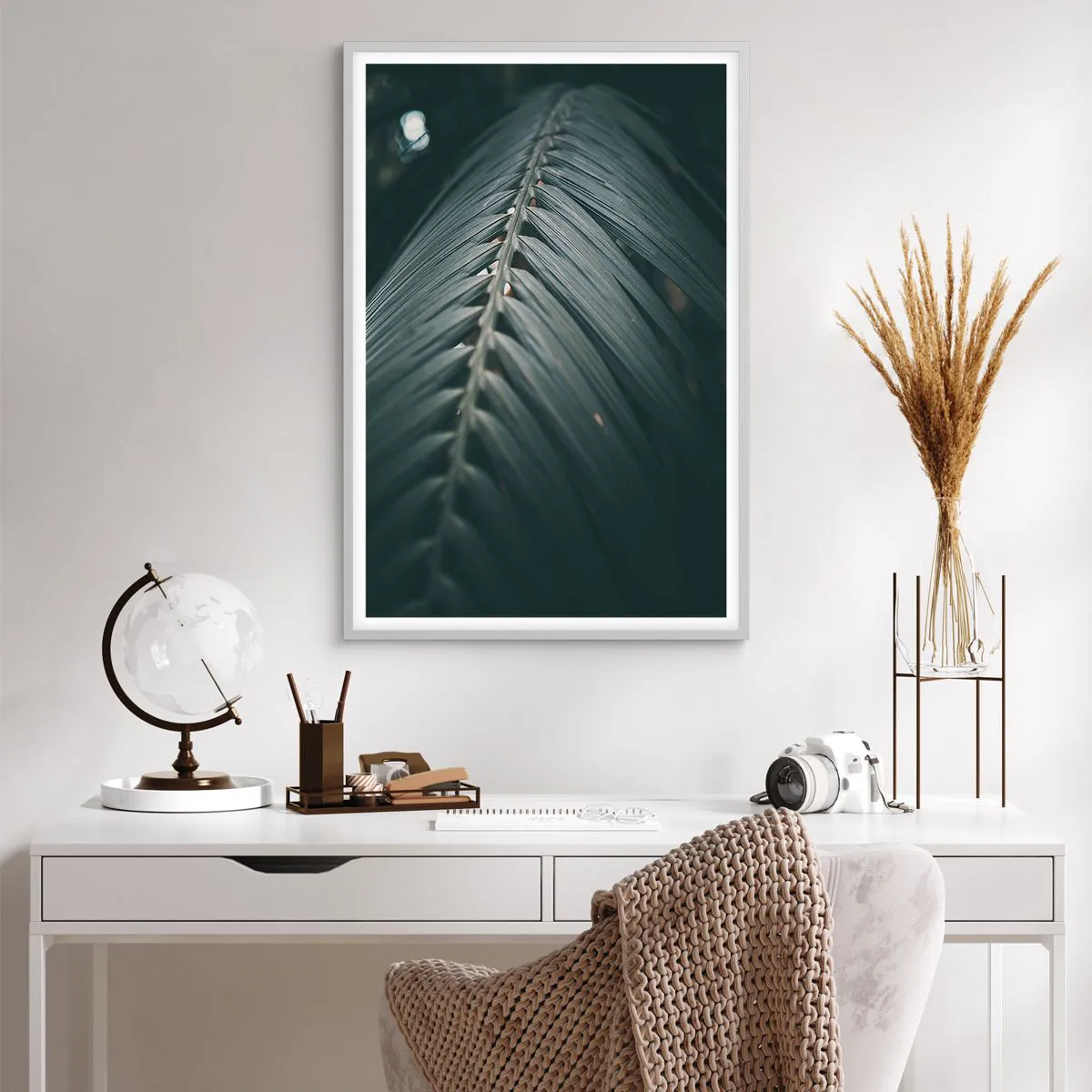 Poster in white frmae - Precision of Nature - 61x91 cm