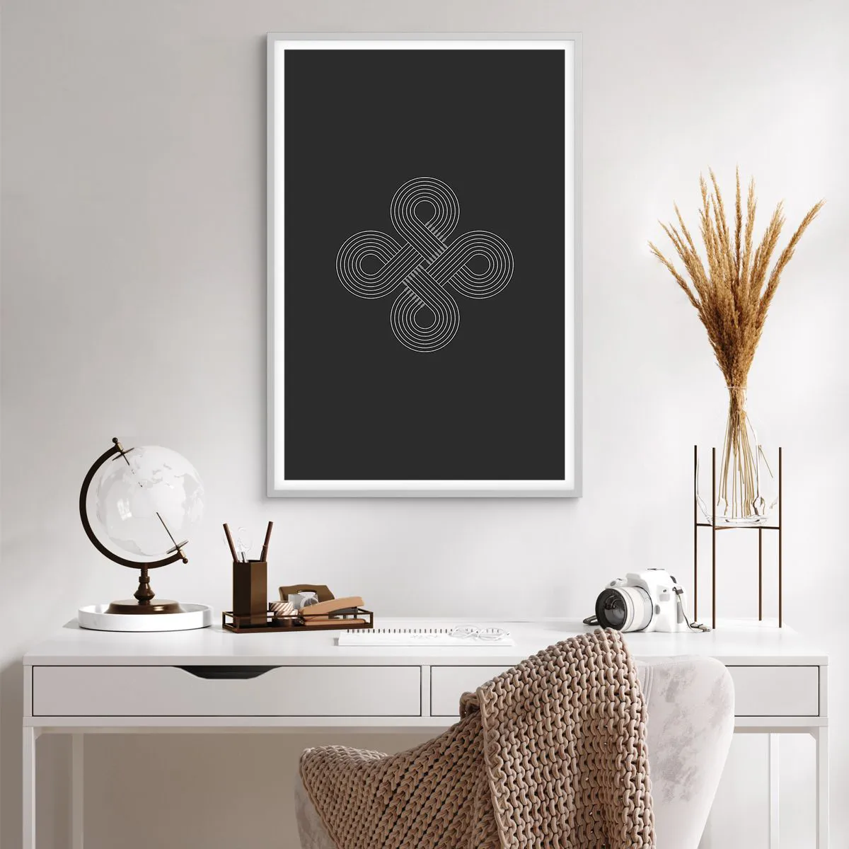 Poszter fekete keretben - Kelta szellemben - 61x91 cm