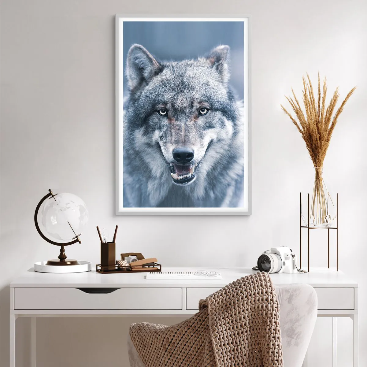 Plakat w białej ramie - Podejmiesz wyzwanie? - 61x91 cm