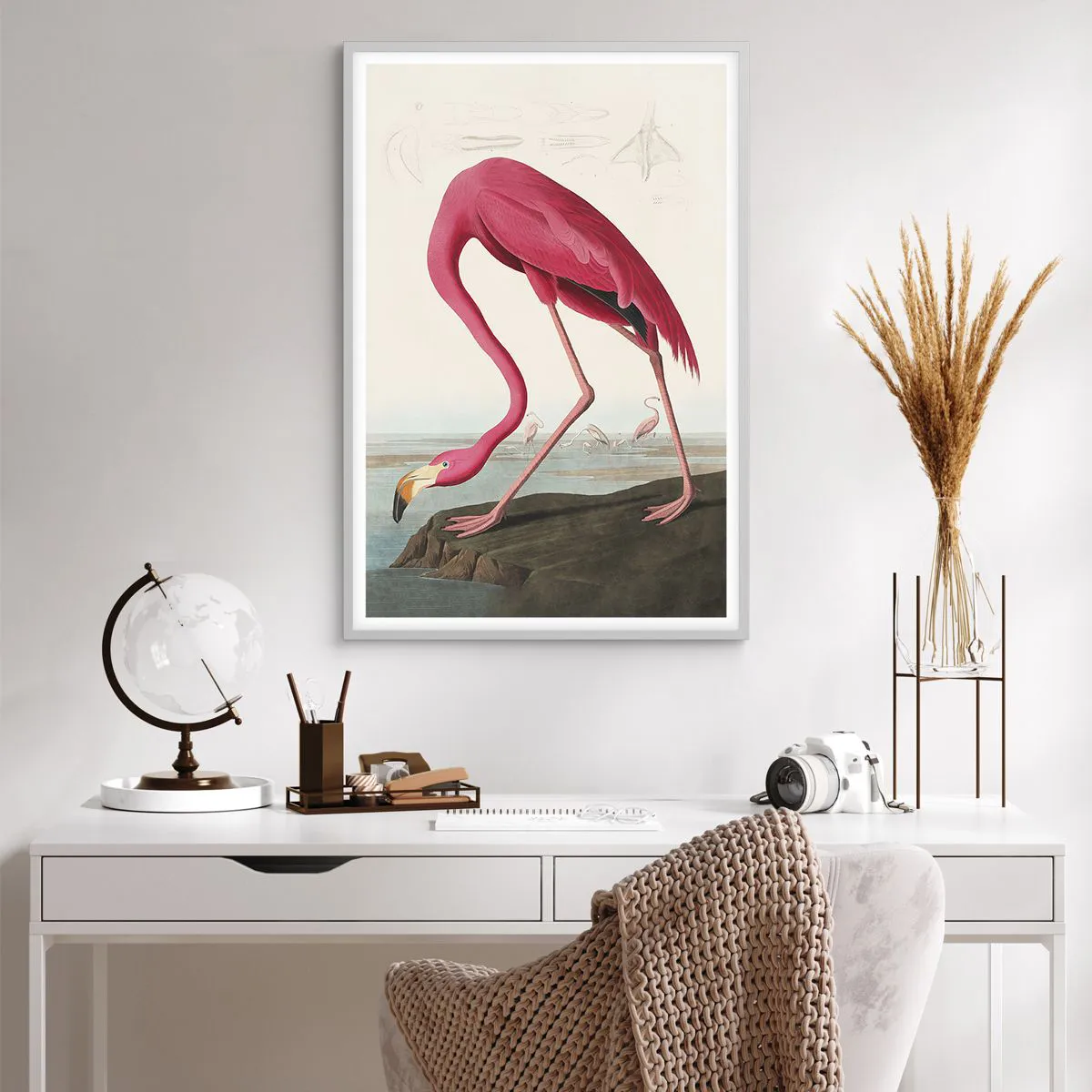 Poster in white frmae - Curious Creature - 61x91 cm