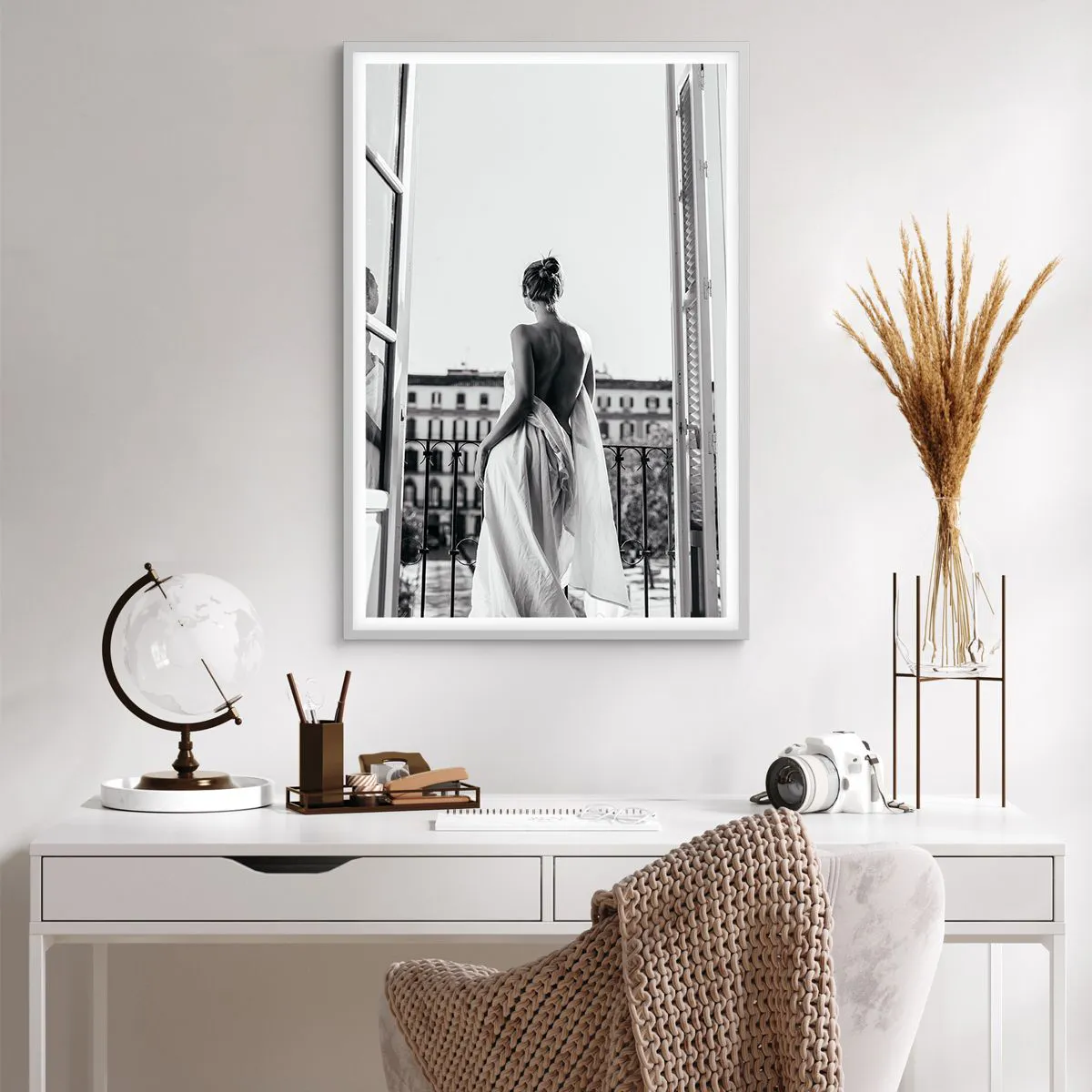 Poster in einem weißen Rahmen - Erweckung der Sinne - 61x91 cm