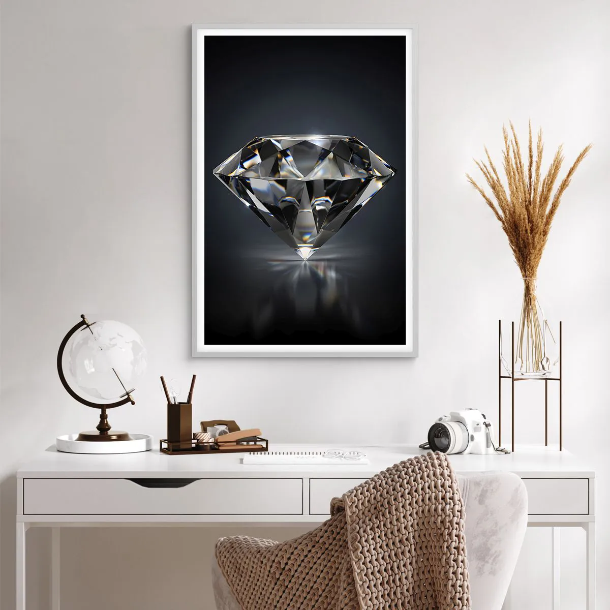 Plakát v bílém rámu - Best girls friend - 61x91 cm