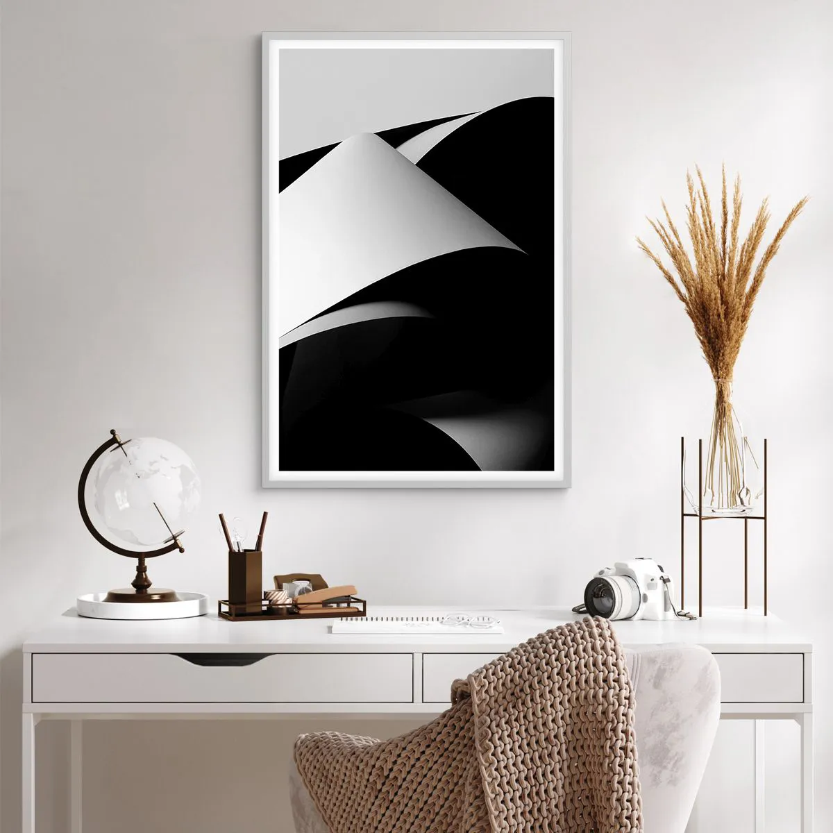 Poszter fekete keretben - Fénysíkok az árnyék mélyéről - 61x91 cm