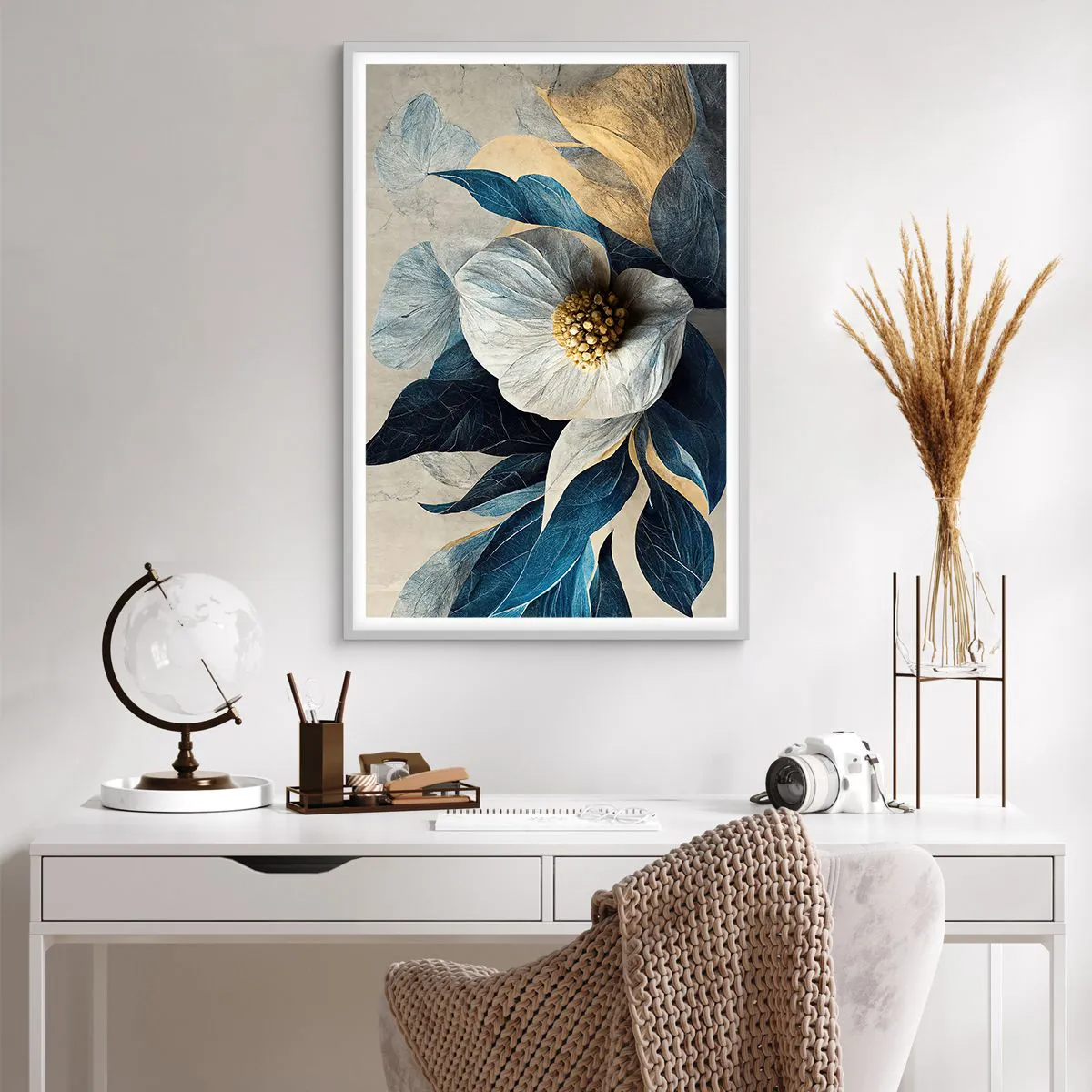 Plagát v bielom ráme - Má zlaté srdce - 61x91 cm