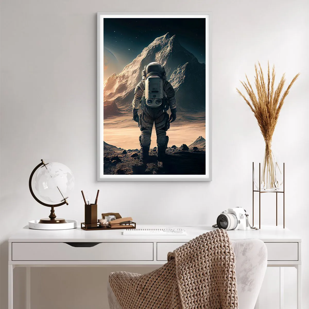 Plagát v bielom ráme - Nová výzva - 61x91 cm