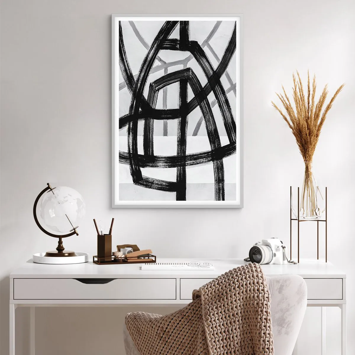 Affisch i vit ram - Att skapa djupet - 61x91 cm