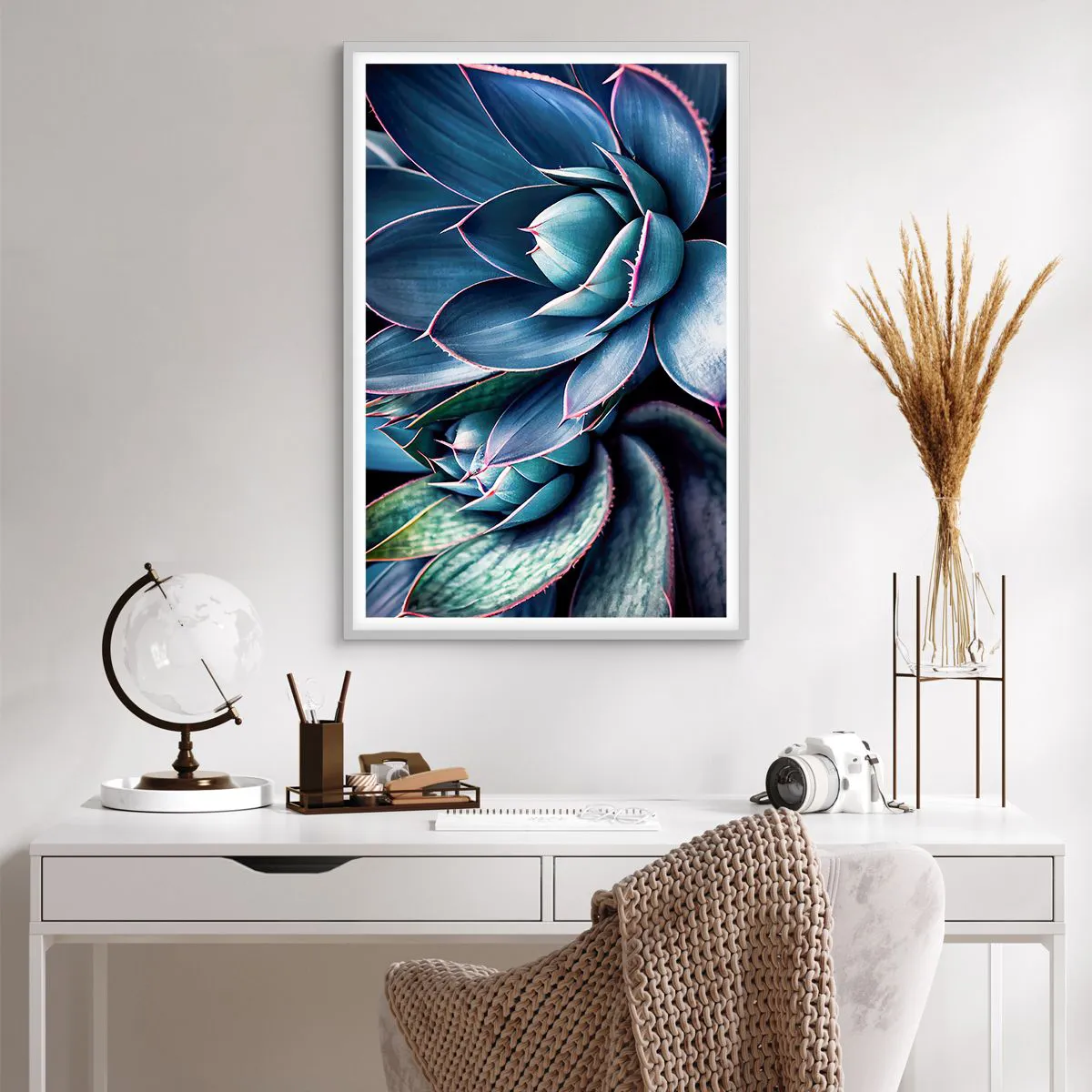 Plagát v bielom ráme - Vitálna sila - 61x91 cm