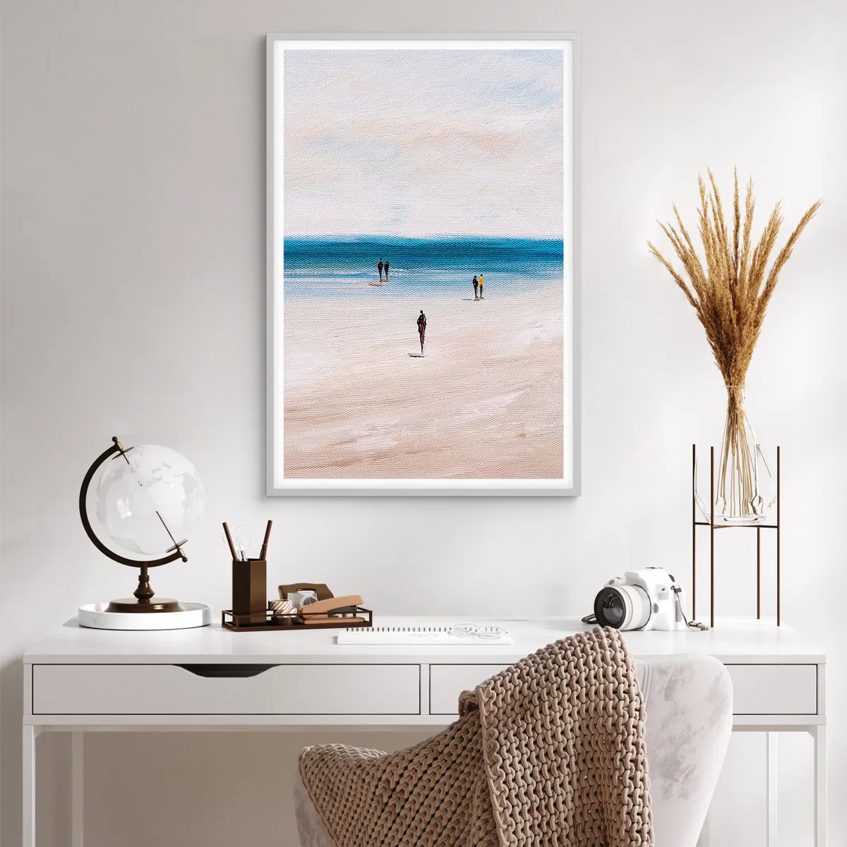 Affisch i vit ram - Ett naturligt behov - 61x91 cm