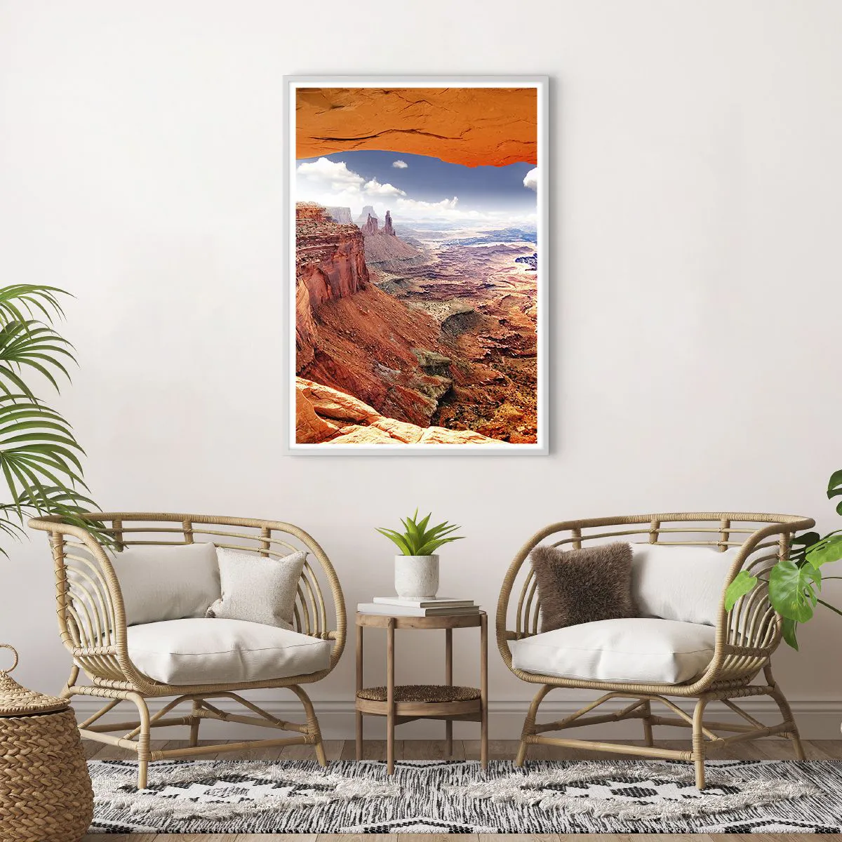 Poster in white frmae - Sculpted by Nature - 70x100 cm