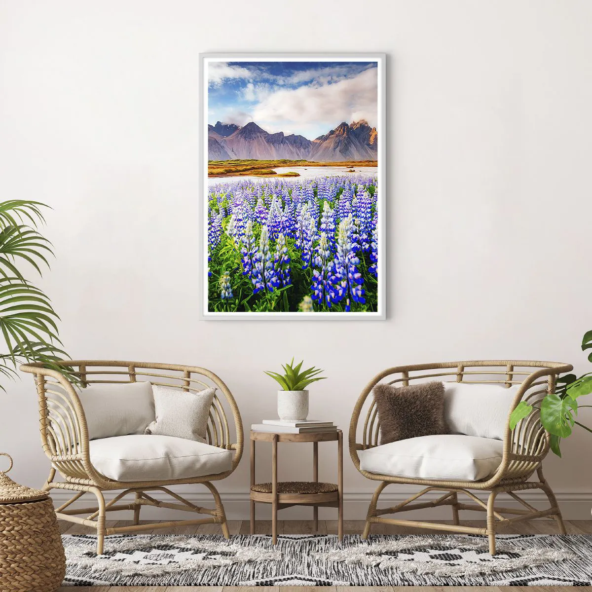 Poster in white frmae - Strength and Severity next to Sweetness - 70x100 cm