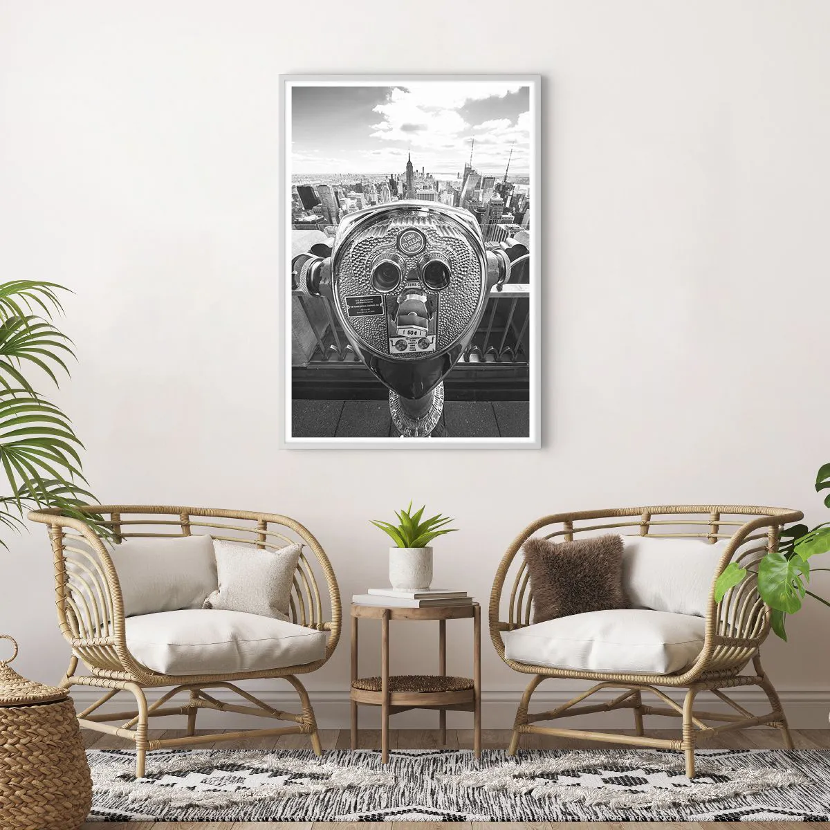 Poszter fekete keretben - A városok városa - 70x100 cm