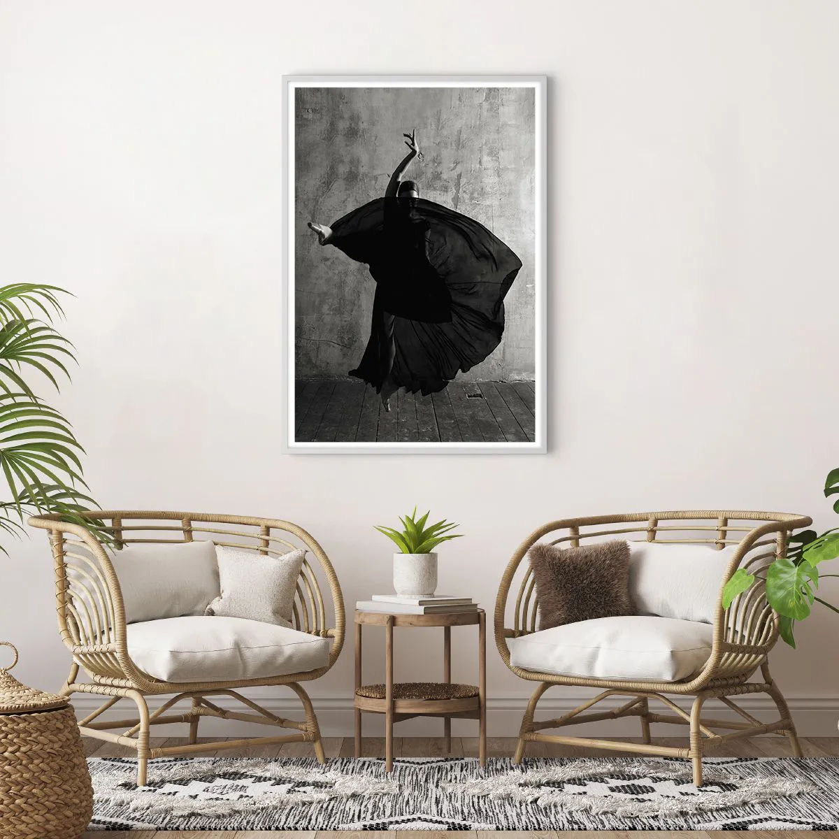 Poster in white frmae - Full of Passion - 70x100 cm