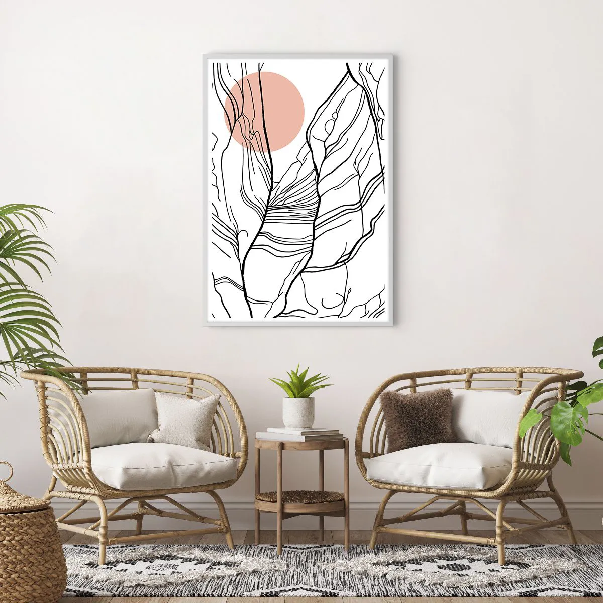 Affisch i vit ram - I grenarnas nät - 70x100 cm