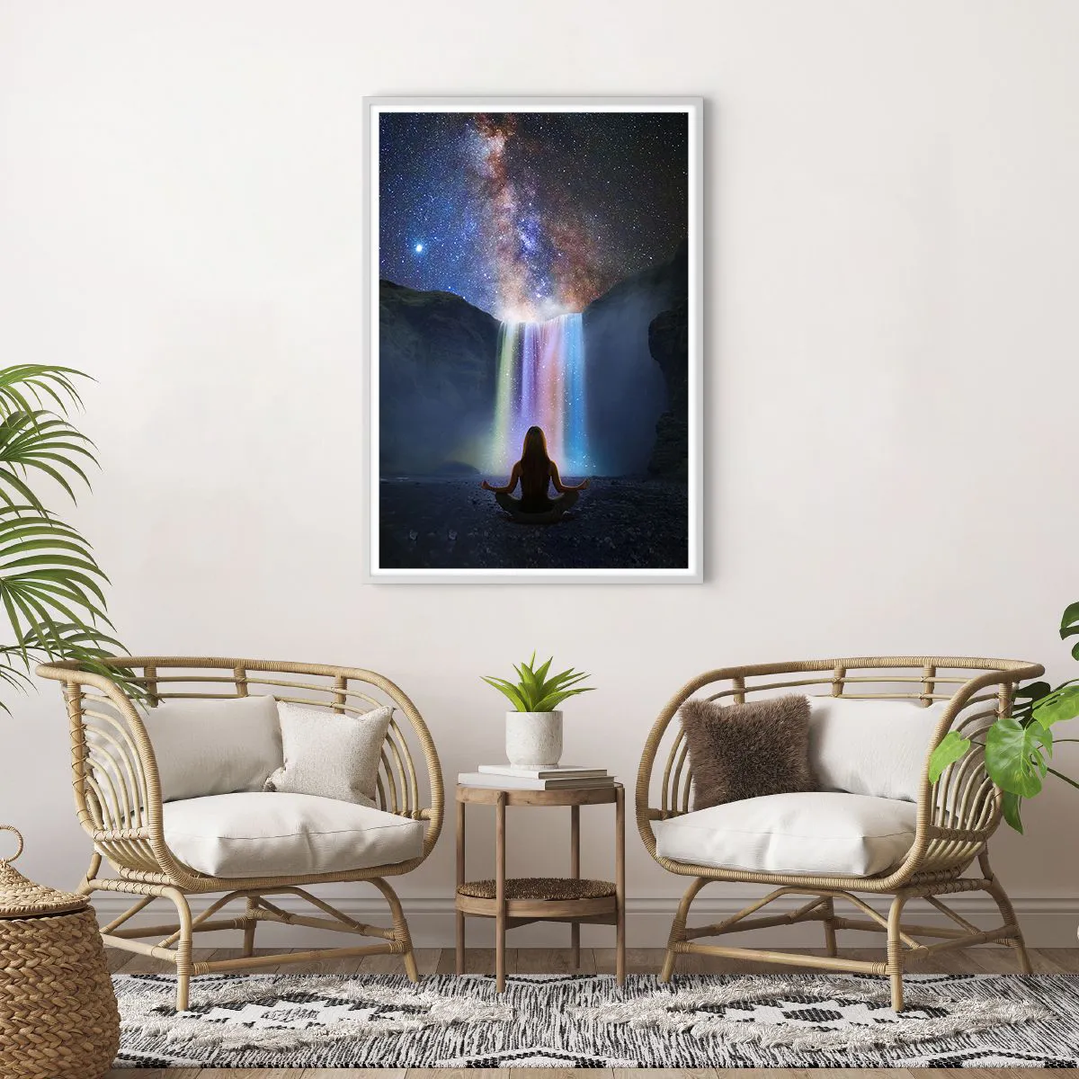 Affisch i vit ram - Absolut harmoni - 70x100 cm