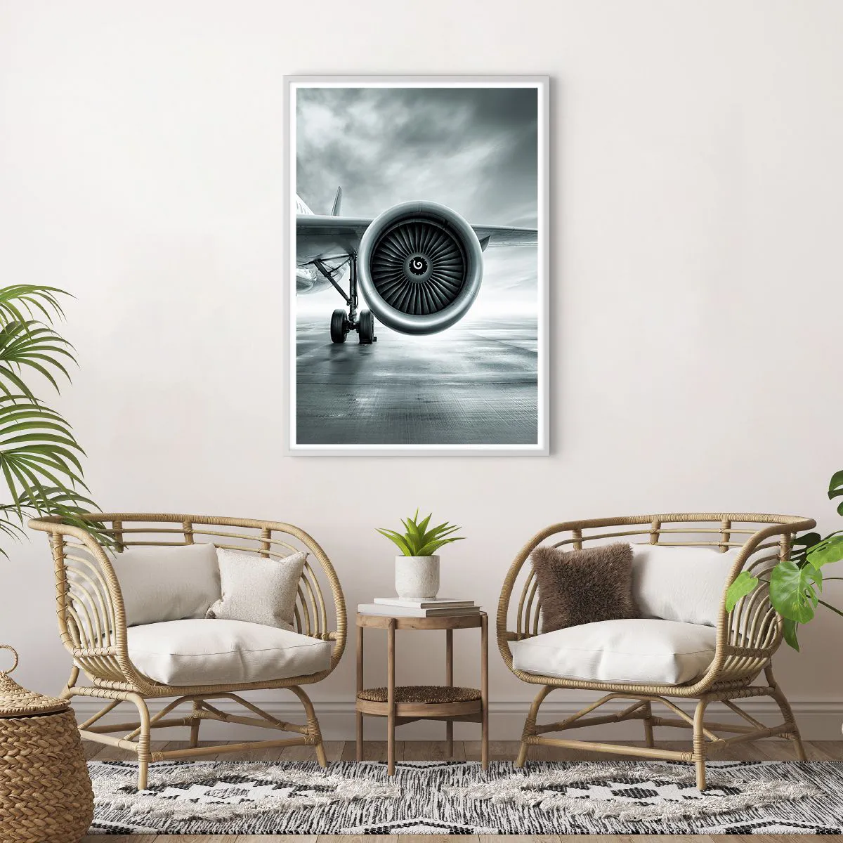 Plakat w białej ramie - Jest moc! - 70x100 cm