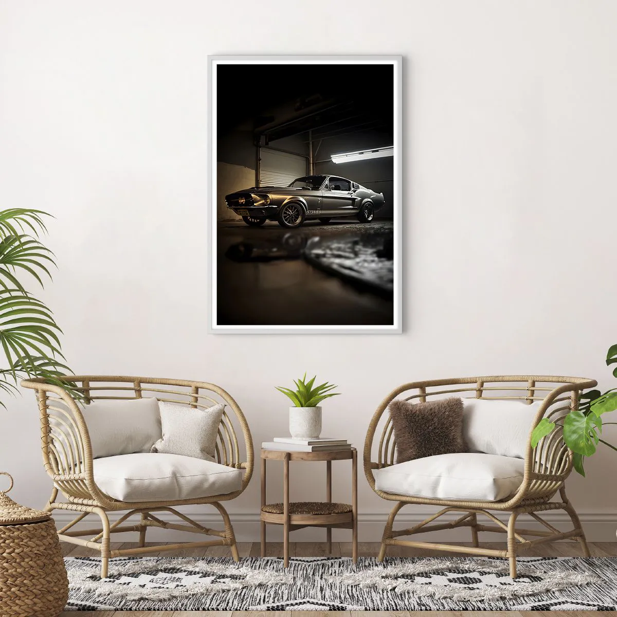 Poszter fekete keretben - Visszatérés a múltba - 70x100 cm