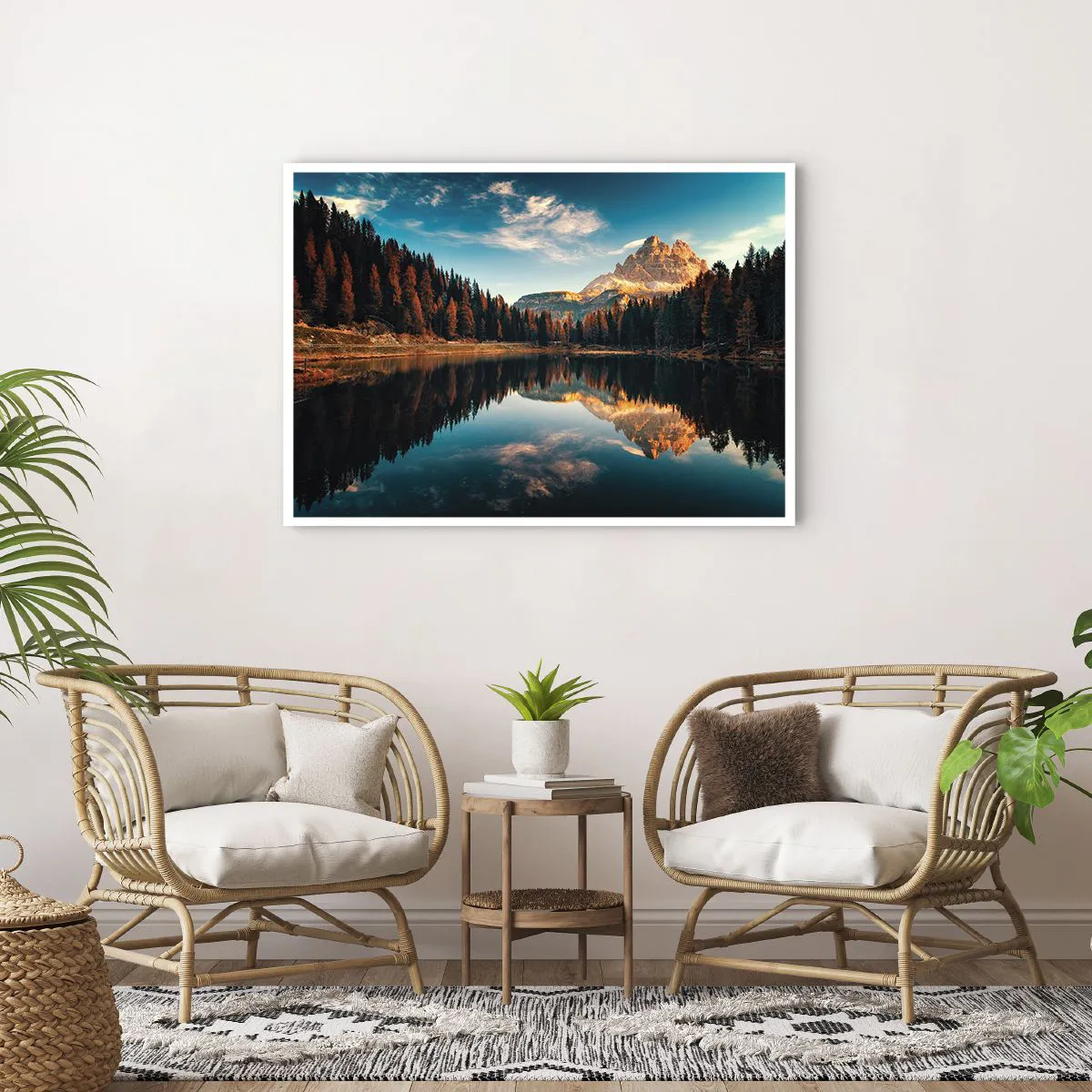 Poster - Dubbel landschap - 100x70 cm