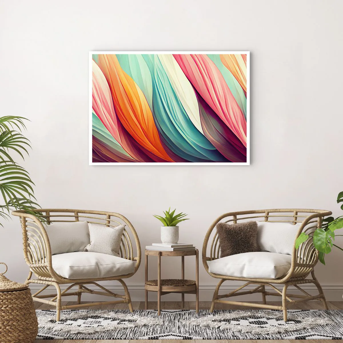 Poster - Rainbow Knot - 100x70 cm