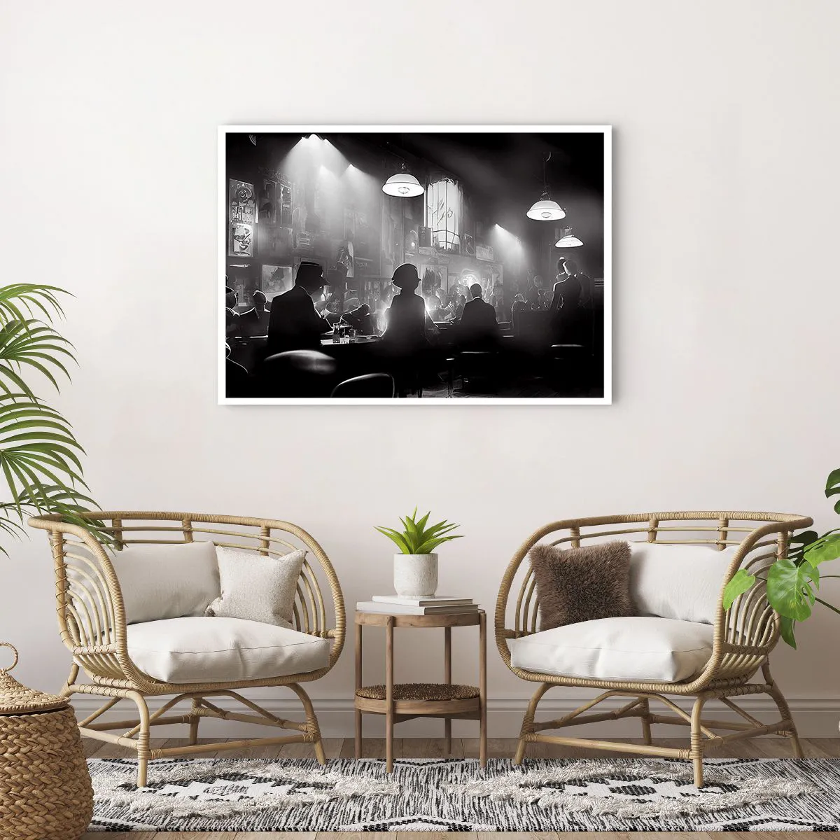 Plakat - I en jazzet stemning - 100x70 cm