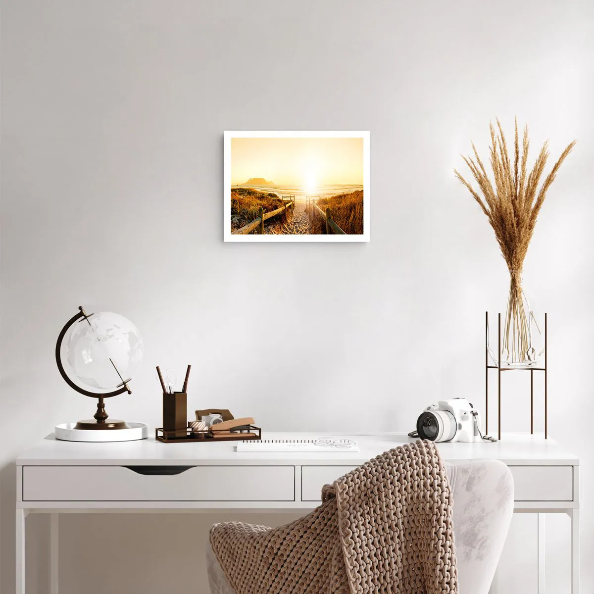 Plakat - Over klitten, mod solen - 40x30 cm