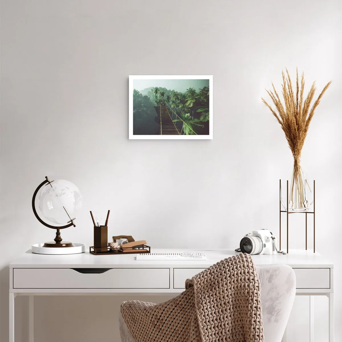 Affisch - Över grönskans kaos - 40x30 cm