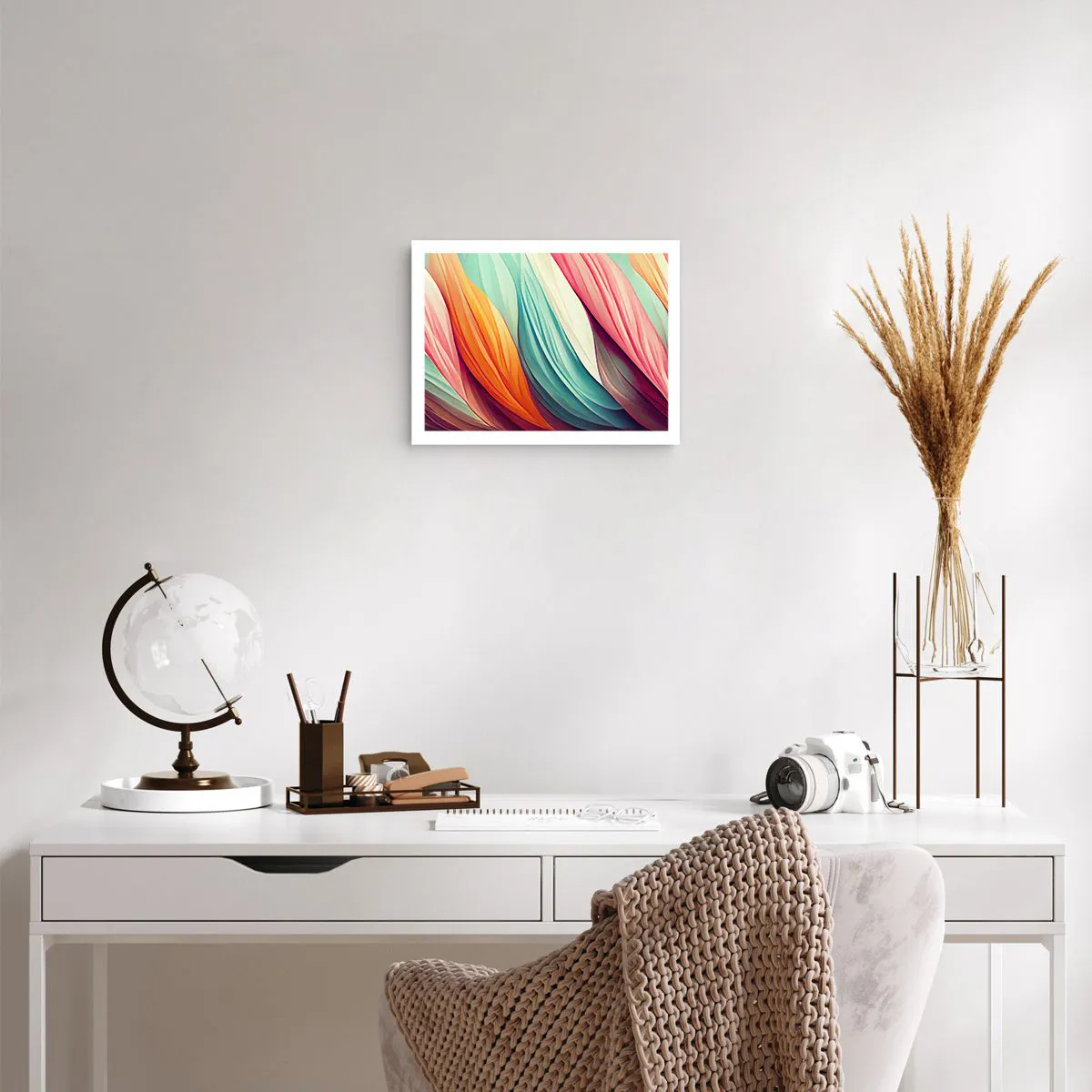 Poster - Regenbogengewebe - 40x30 cm