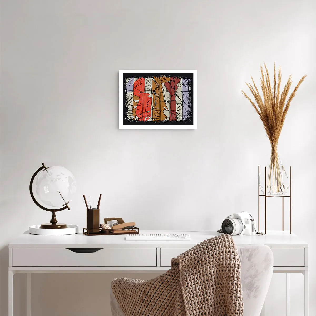 Affisch - Spontan komposition - 40x30 cm