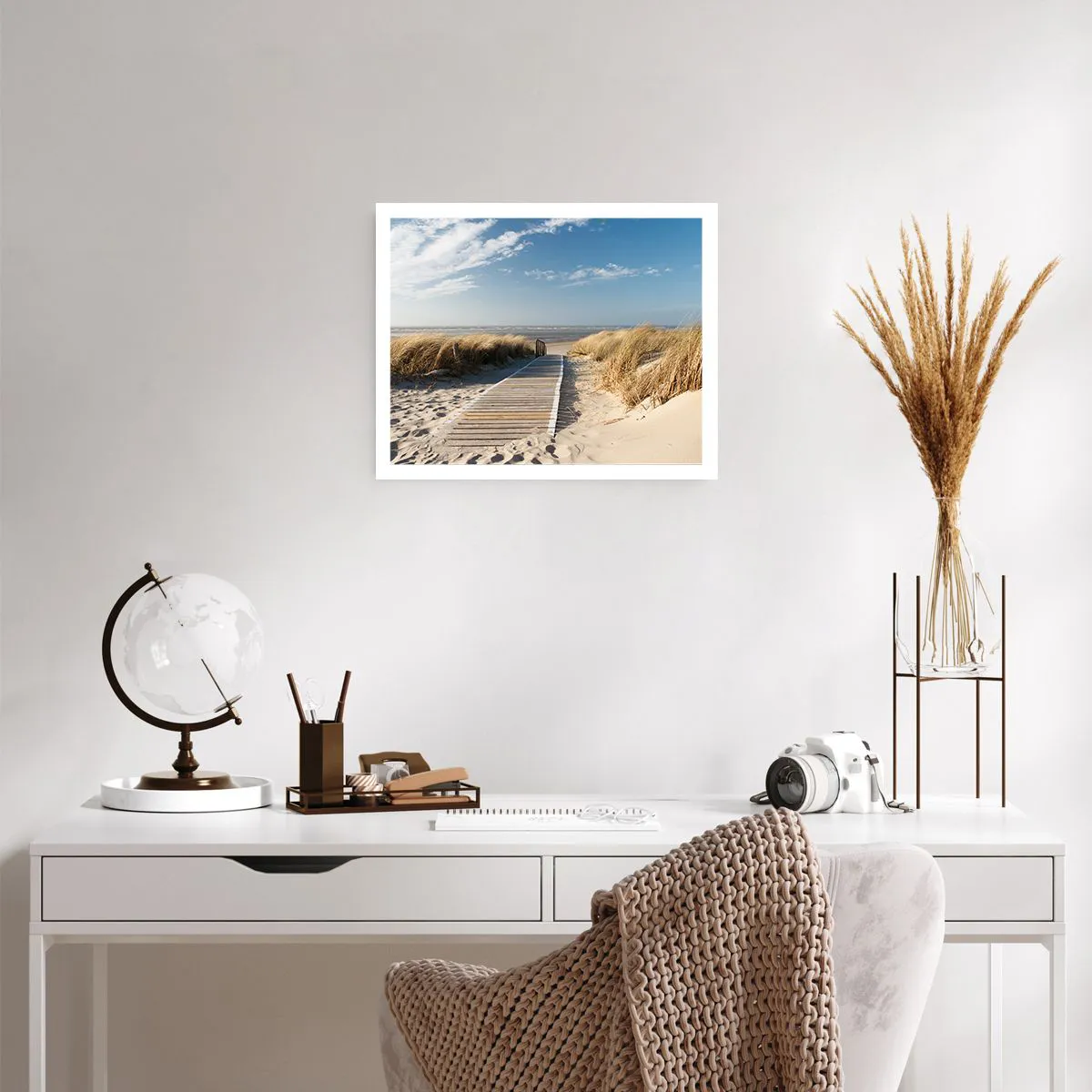 Poster - Behind a Dune, in the Hum of Trees - 50x40 cm