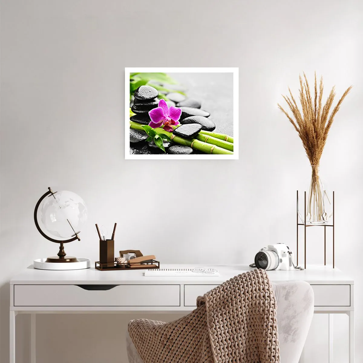 Affiche - Poster - Dans un équilibre de calme - 50x40 cm