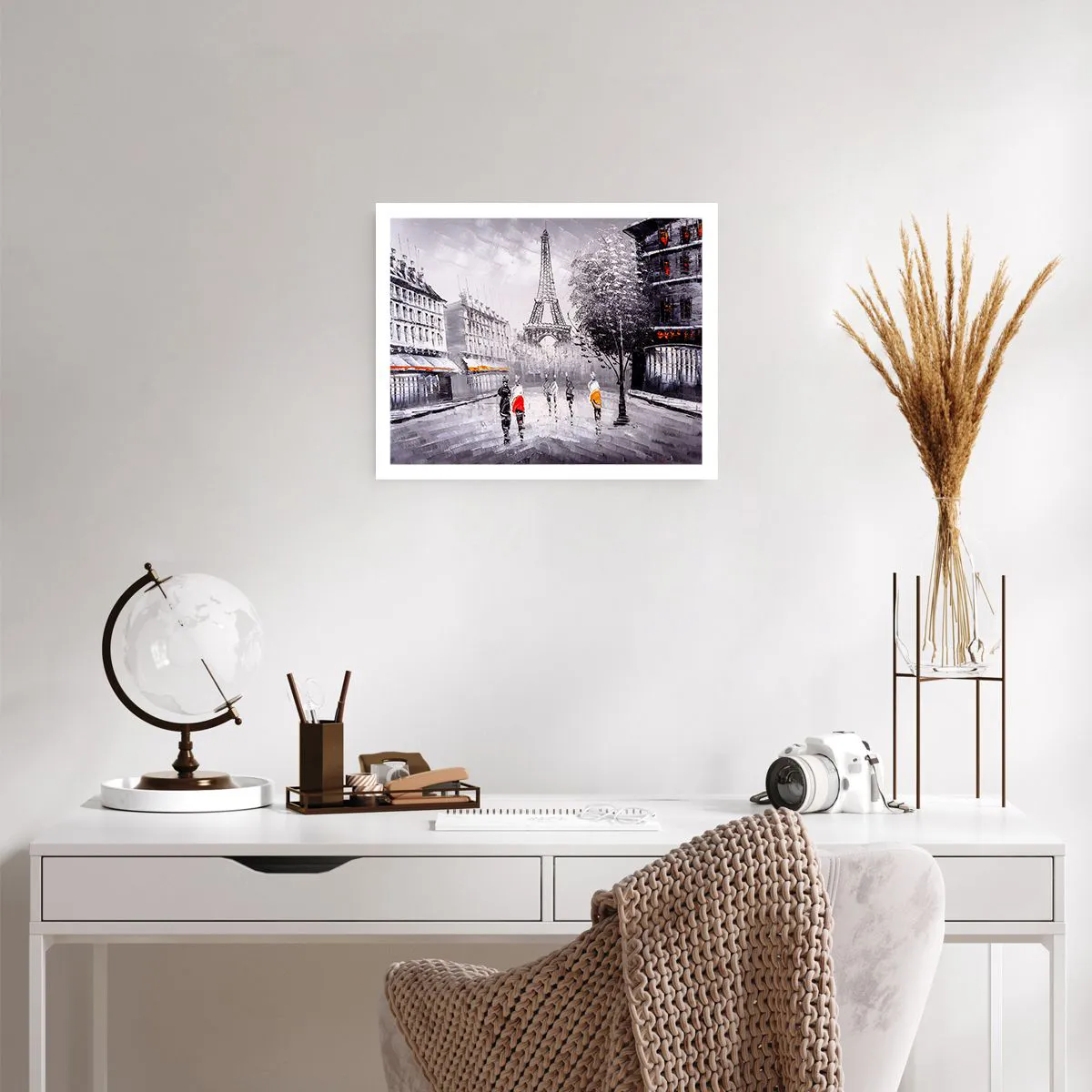 Affiche - Poster - Balade parisienne - 50x40 cm