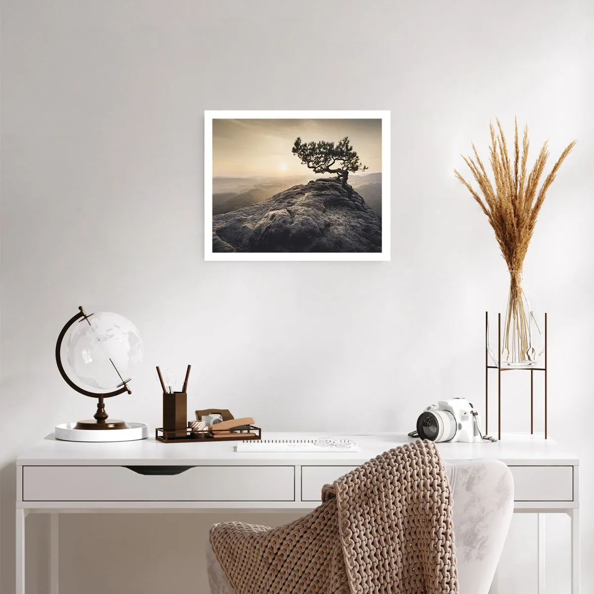 Poster - Life Always Wins - 50x40 cm