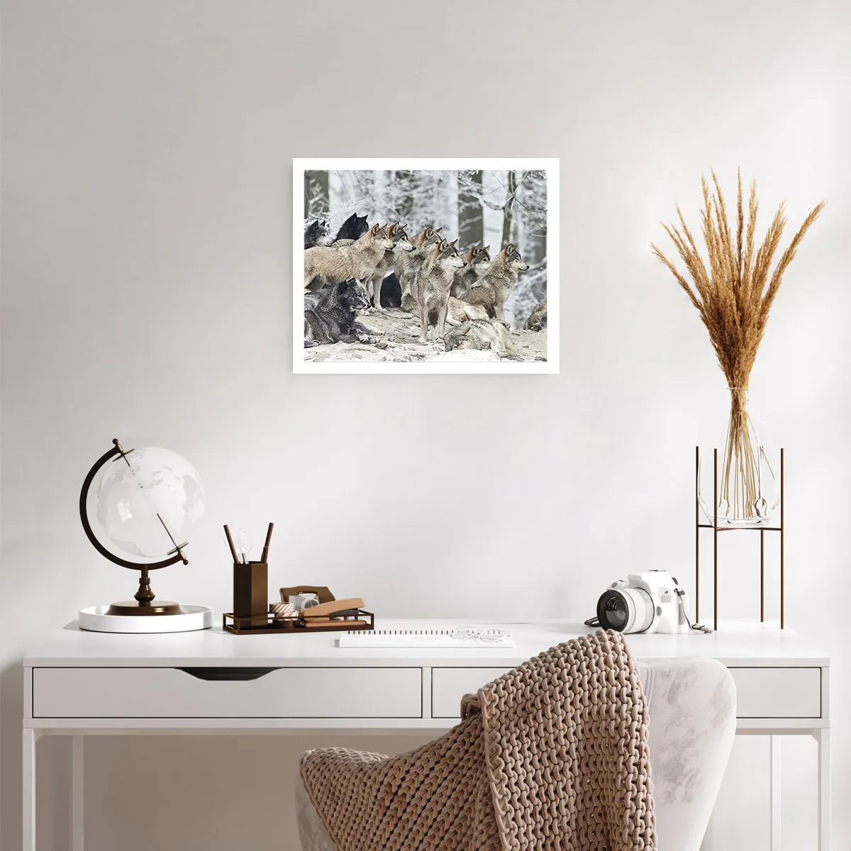 Plakat - Familie og venner - 50x40 cm