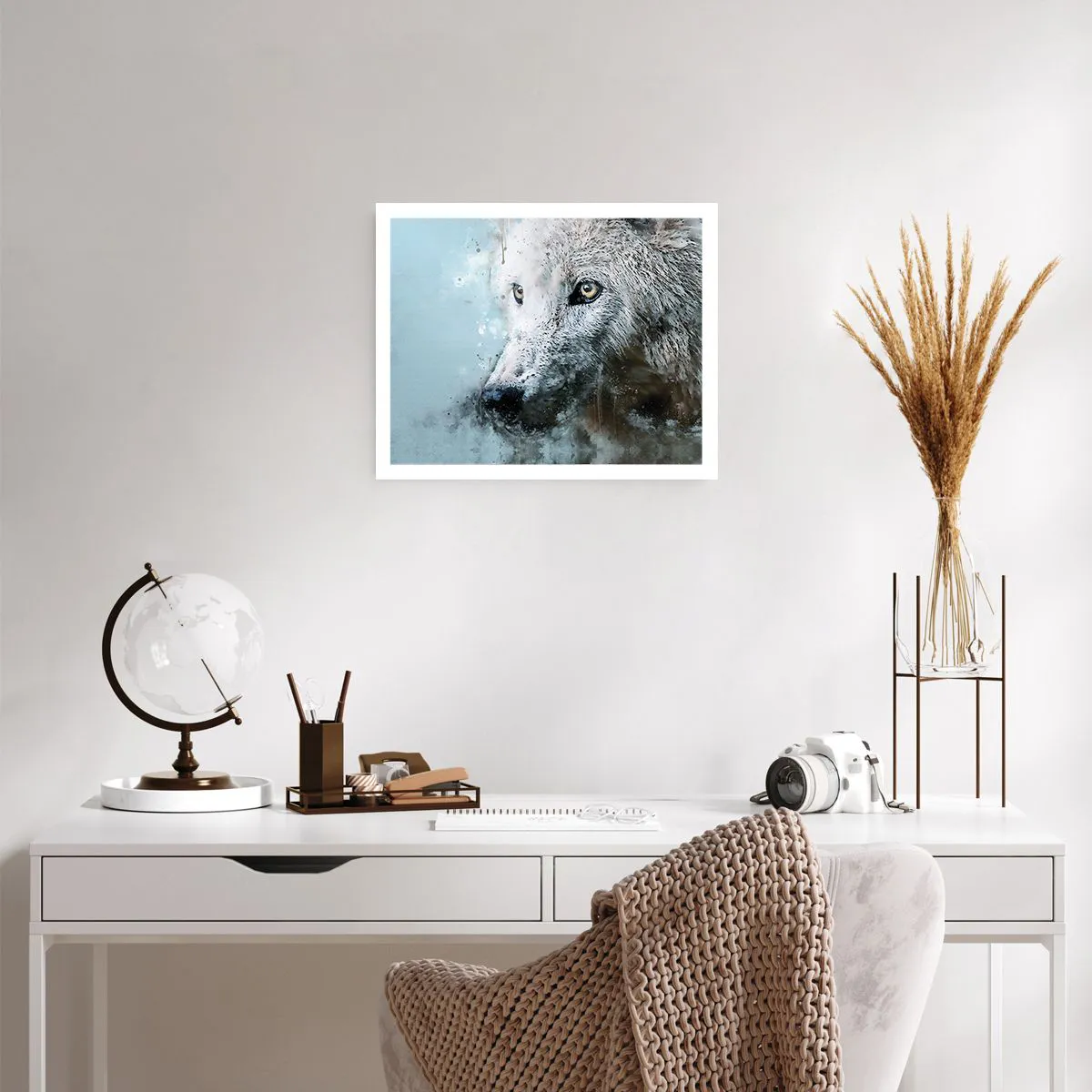 Póster - Conoce el alma del lobo - 50x40 cm