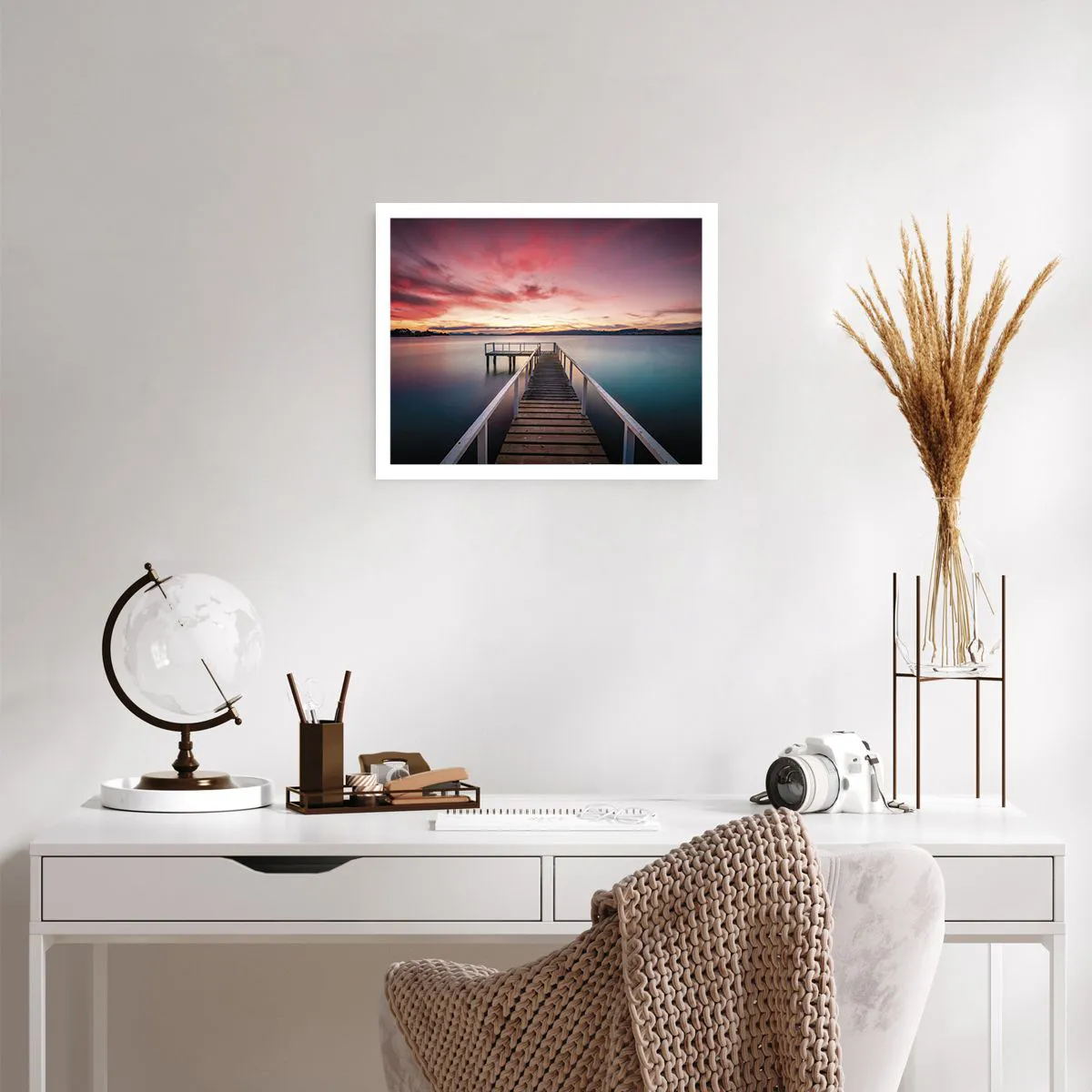 Poszter - Az este szelíd lángja - 50x40 cm