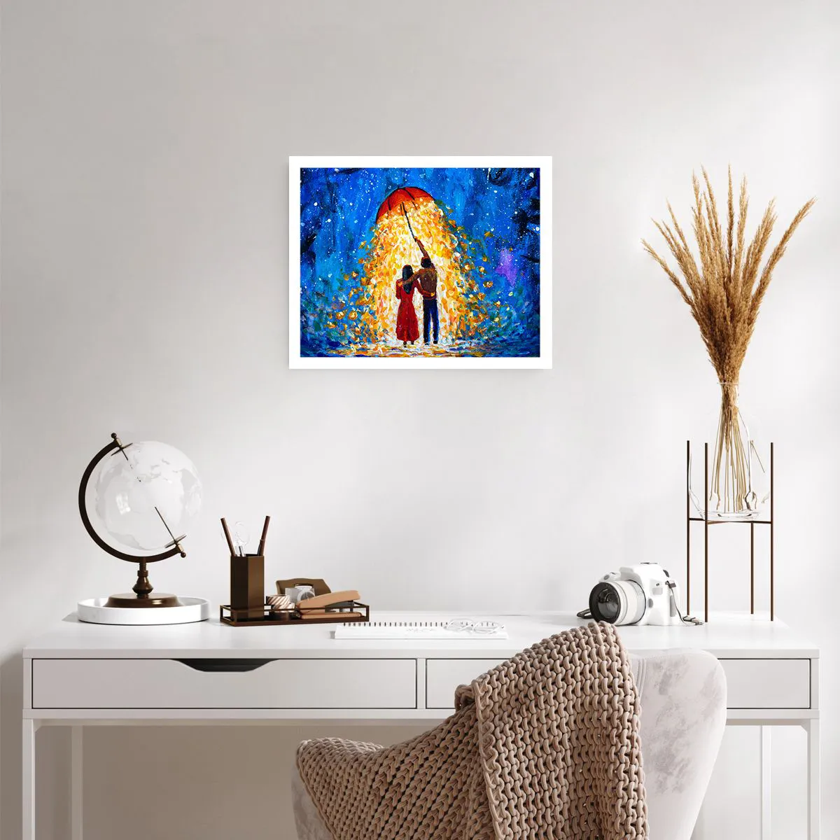 Poster - Magic of a Rainy Evening? - 50x40 cm