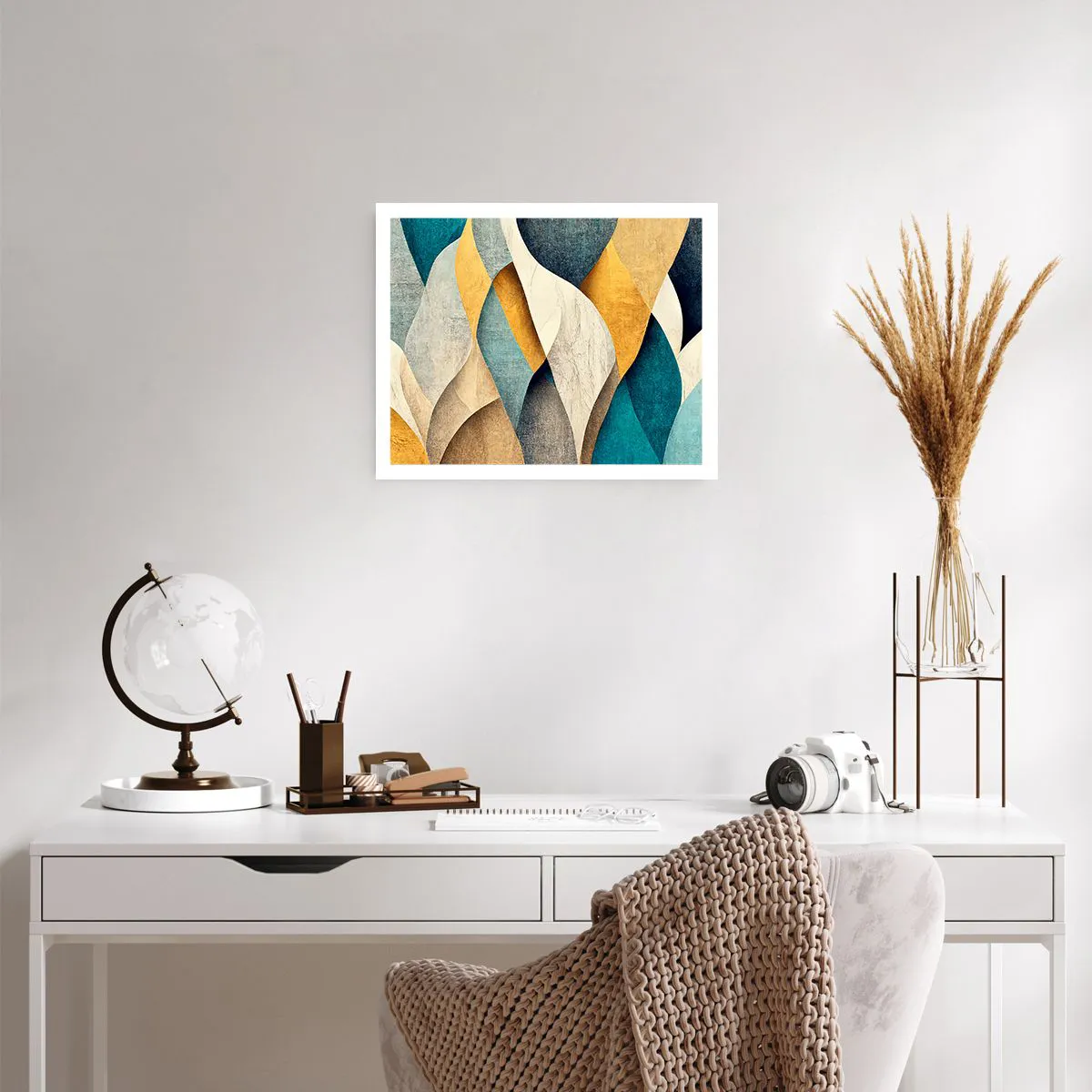 Affiche - Poster - Rythme et vague - 50x40 cm