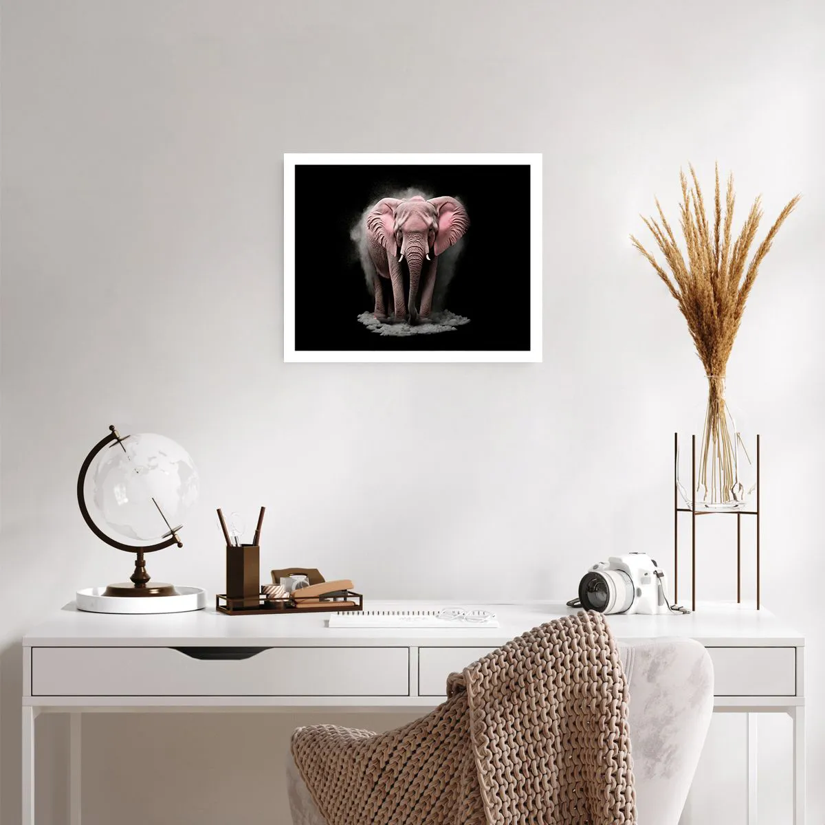 Poszter - Ne gondolj rózsaszín elefántra! - 50x40 cm