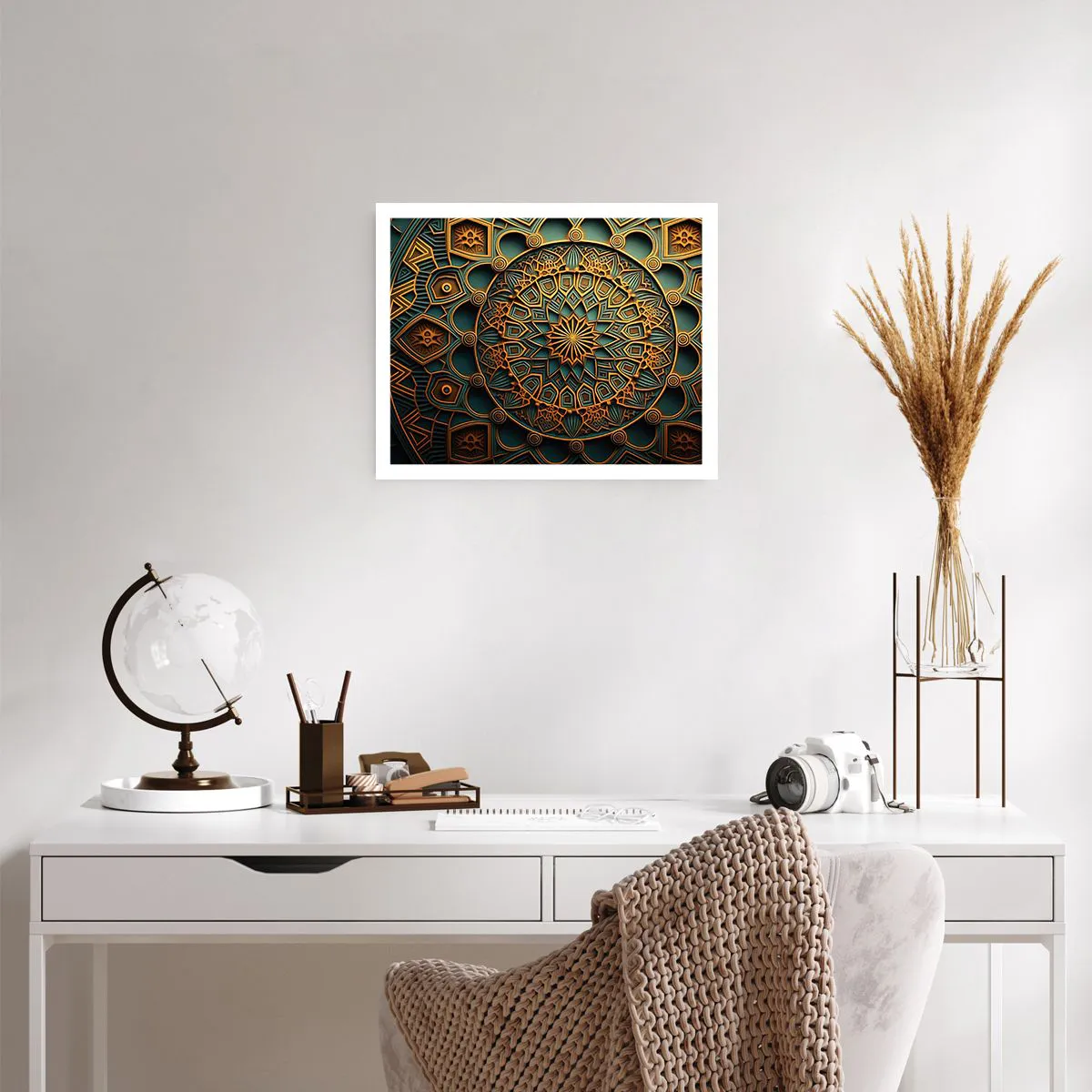 Affiche - Poster - Dans une ambiance arabe - 50x40 cm