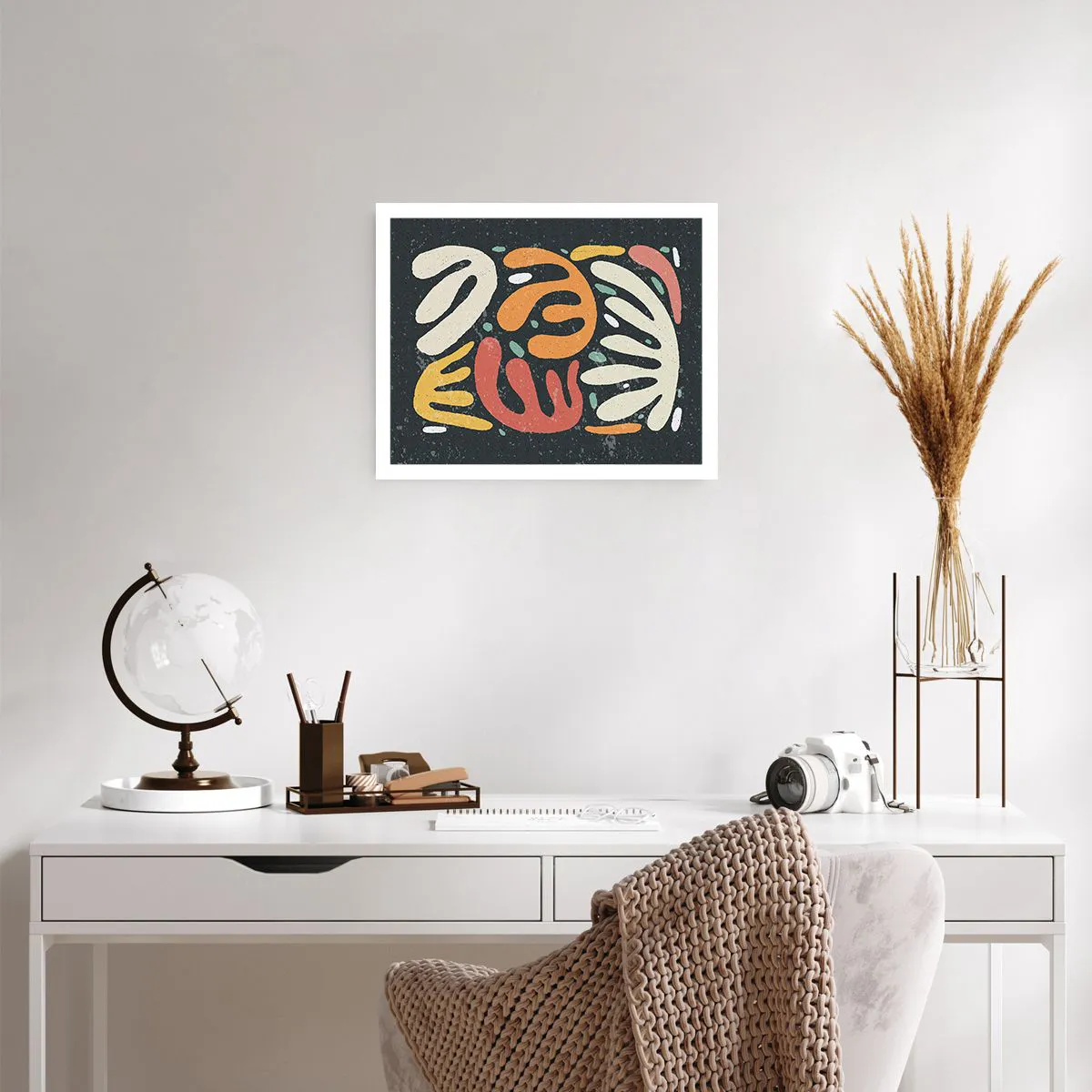 Plakat - Komposition - jeg er ved at fange dig - 50x40 cm