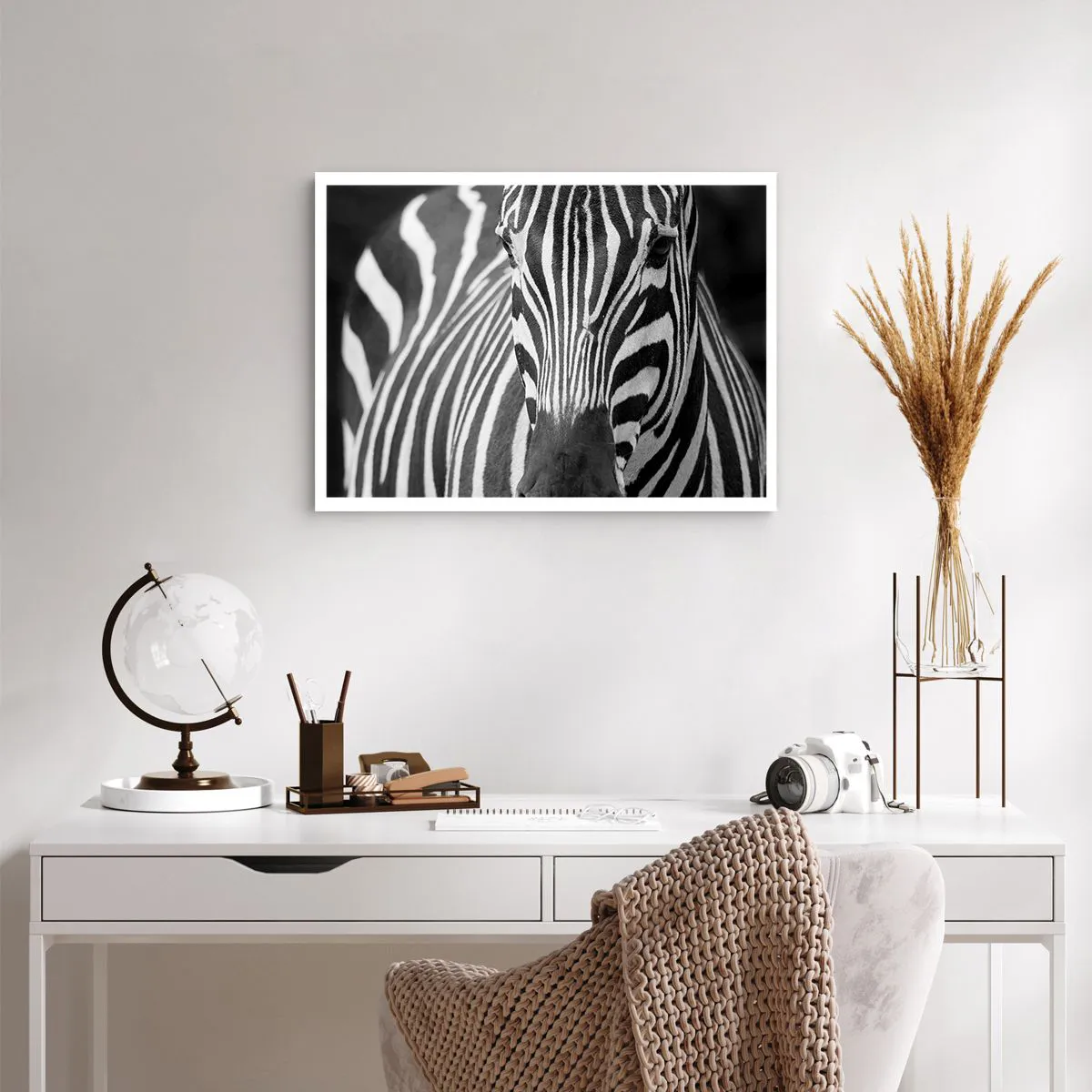 Plakat - Verden er sort og hvid - 70x50 cm