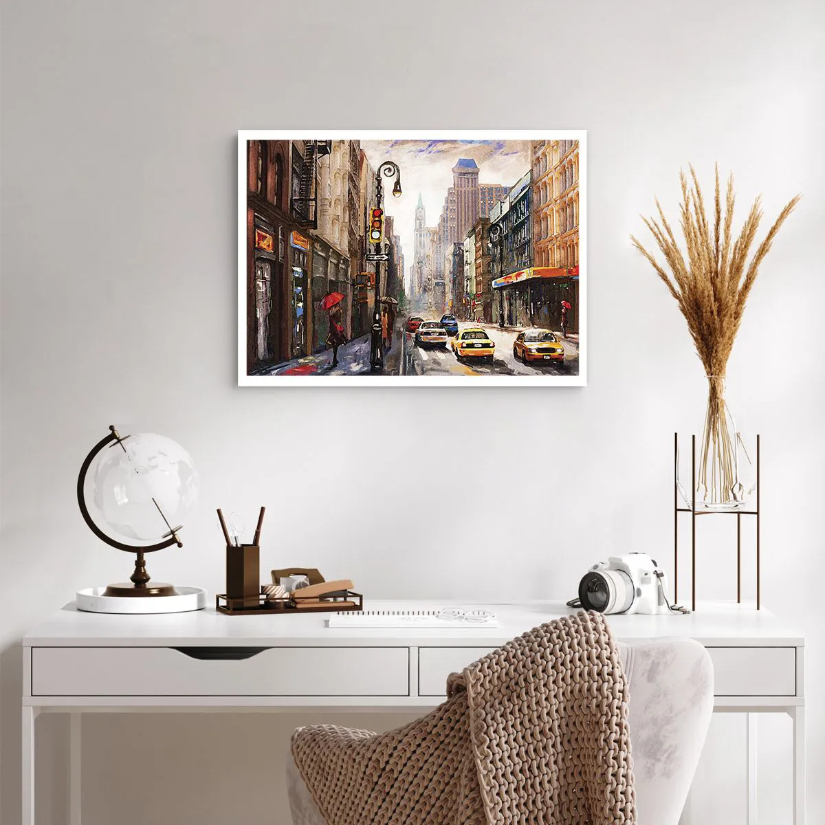 Poszter - New York – esőben is színes - 70x50 cm