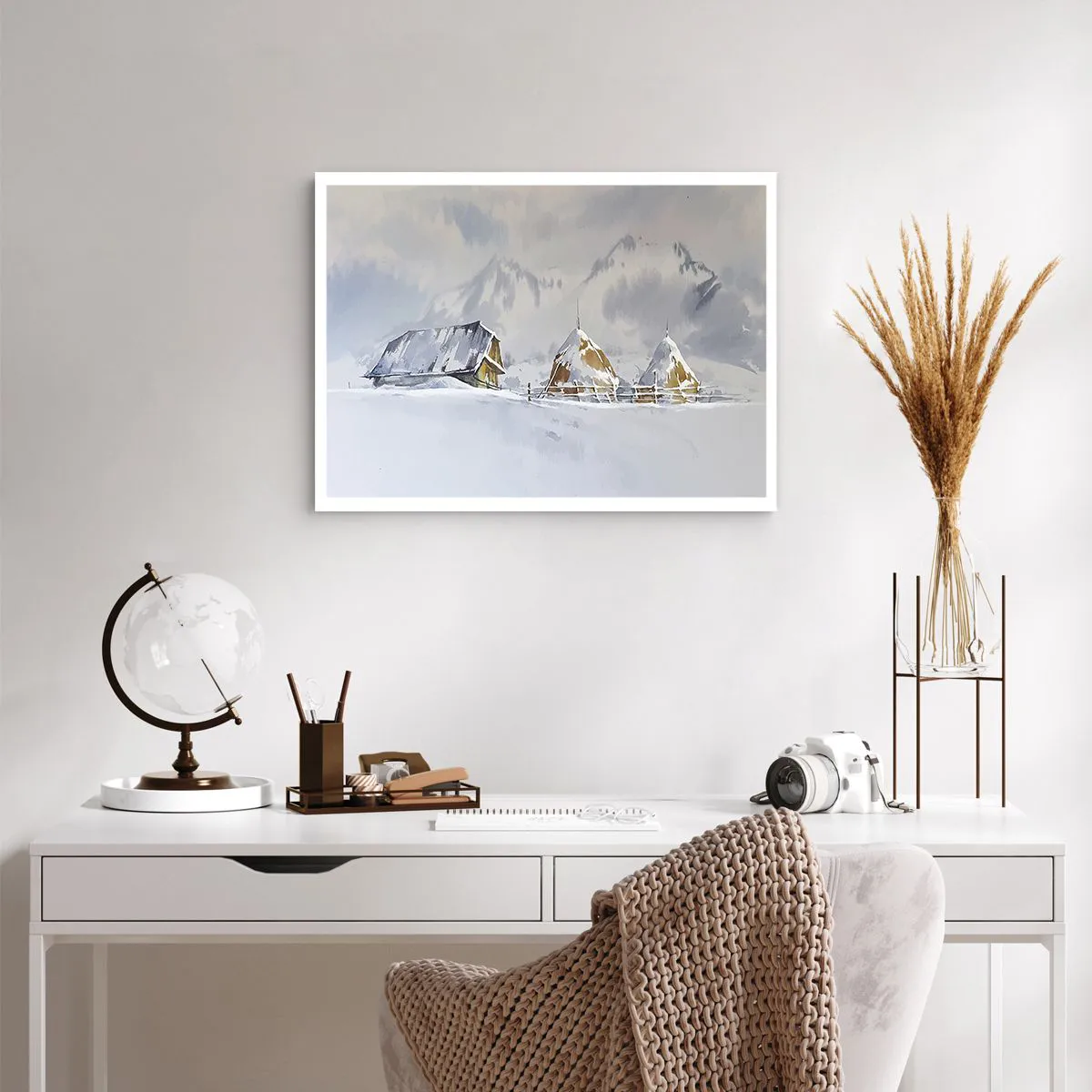 Poszter - Egy havas völgyben - 70x50 cm