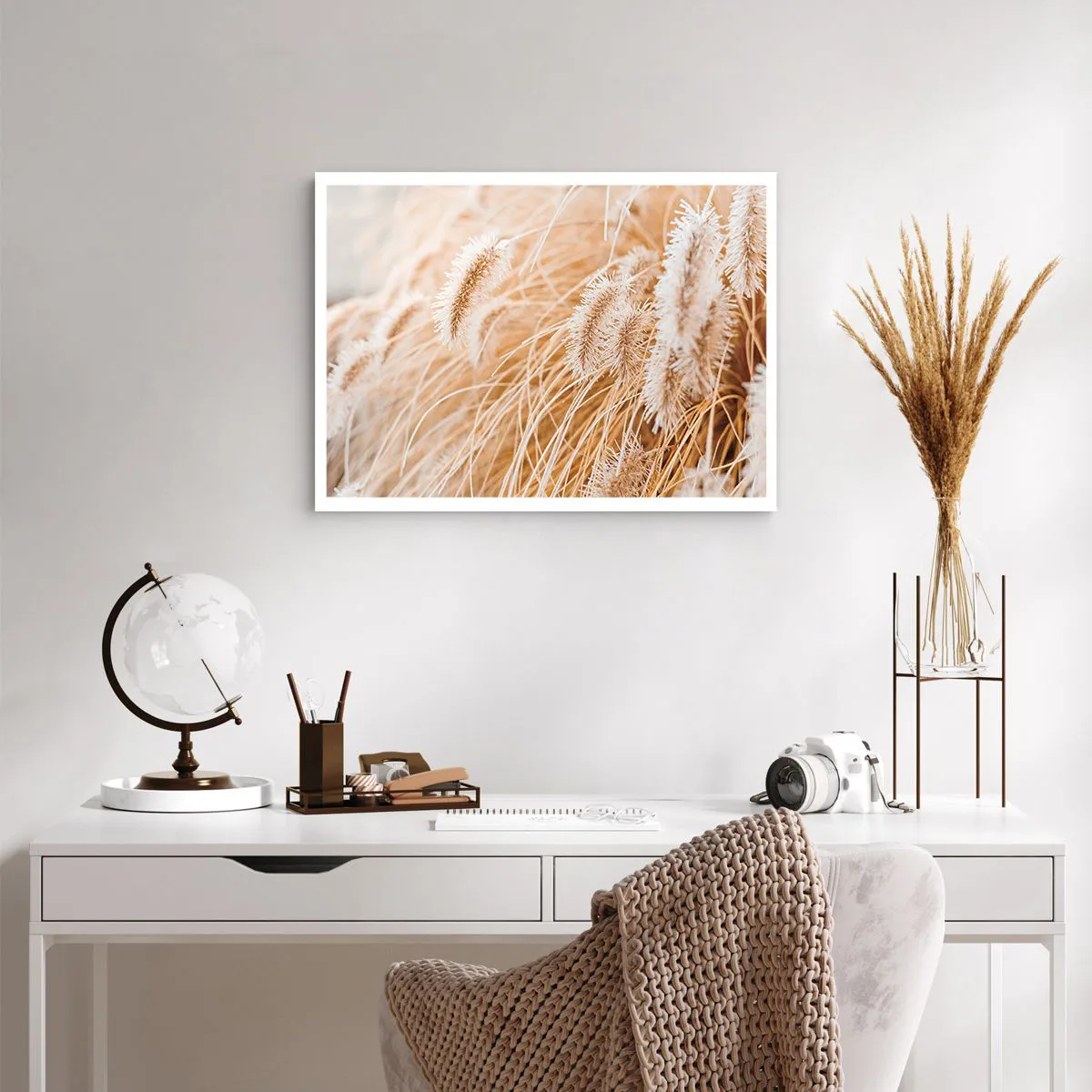 Affiche - Poster - Le bruissement doré de l'herbe - 70x50 cm