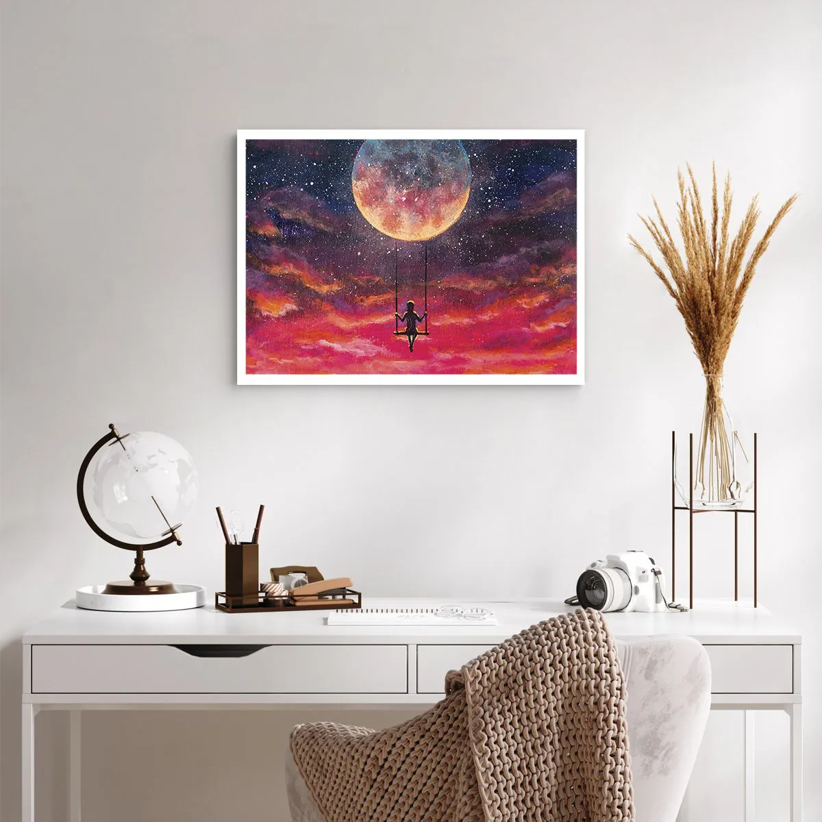 Poster - Cu capul în nori - 70x50 cm