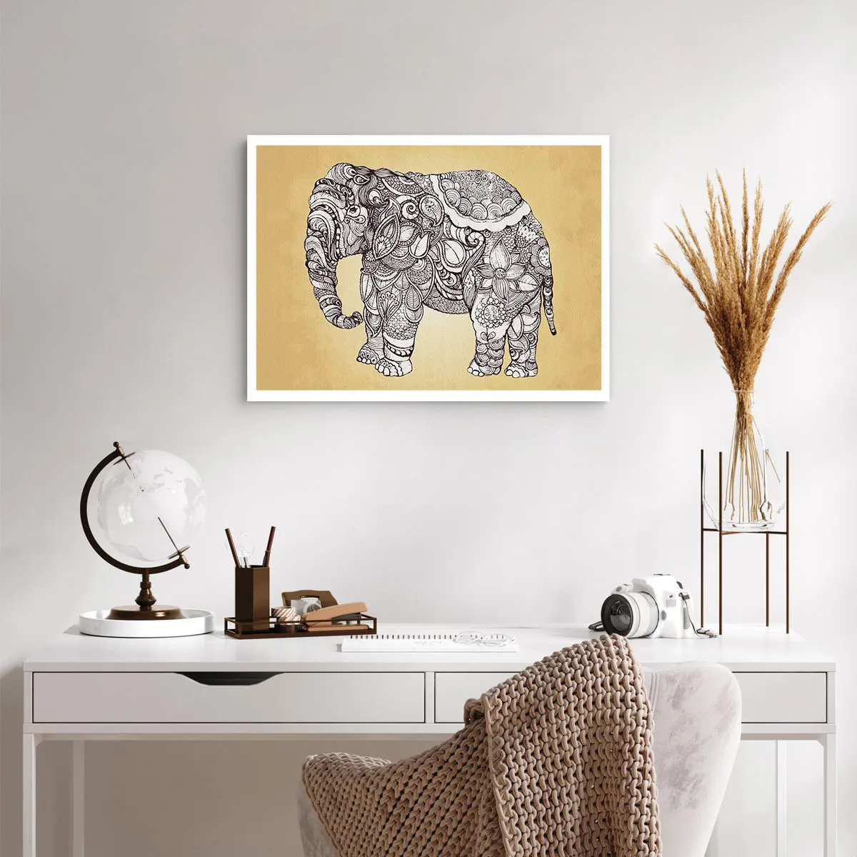 Plakát - Skrytý slon - 70x50 cm