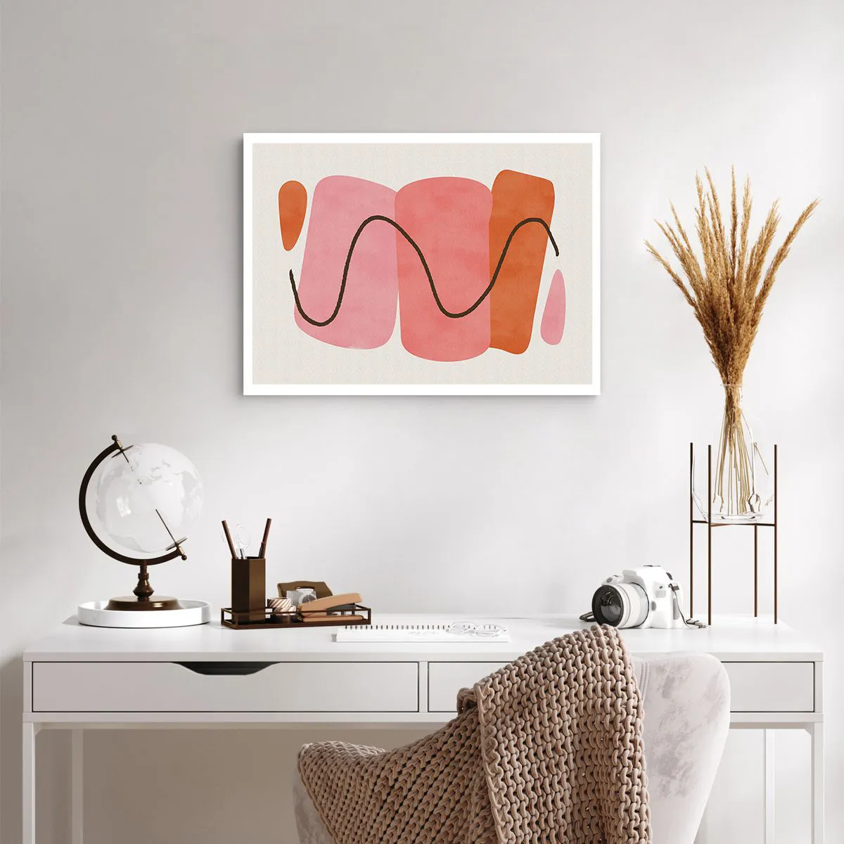 Poster - Gentle Movement of forms - 70x50 cm
